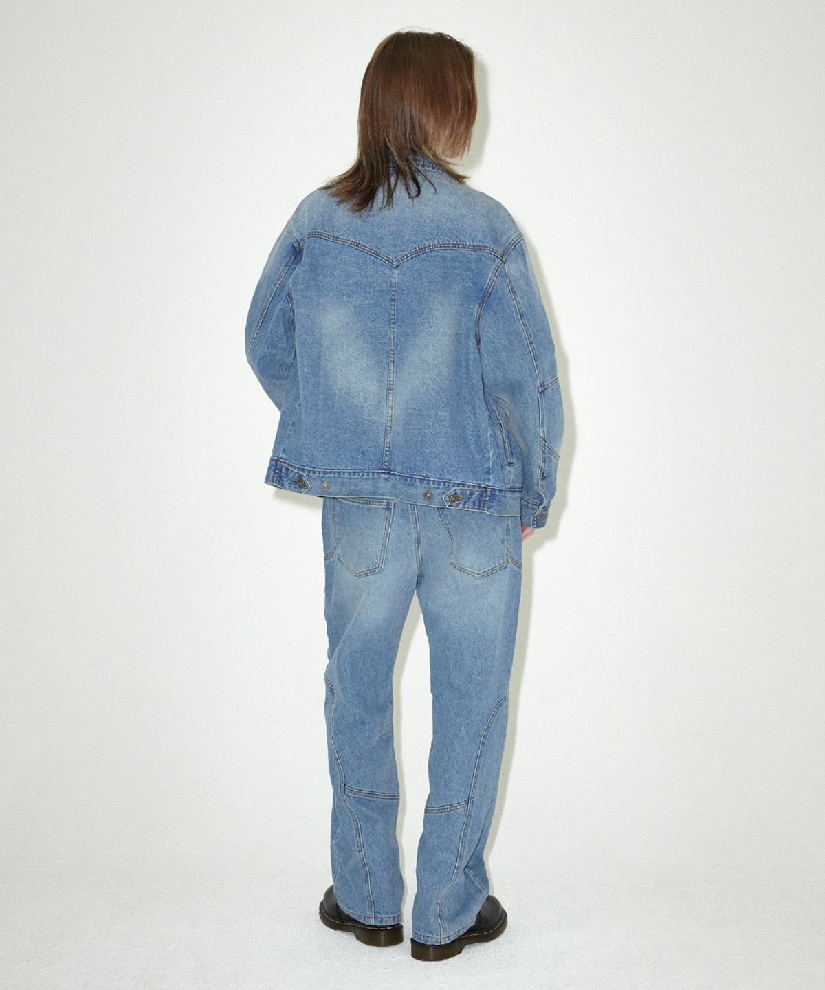마하그리드(MAHAGRID) WESTERN DENIM JACKET BLUE(MG2EFMD115A)