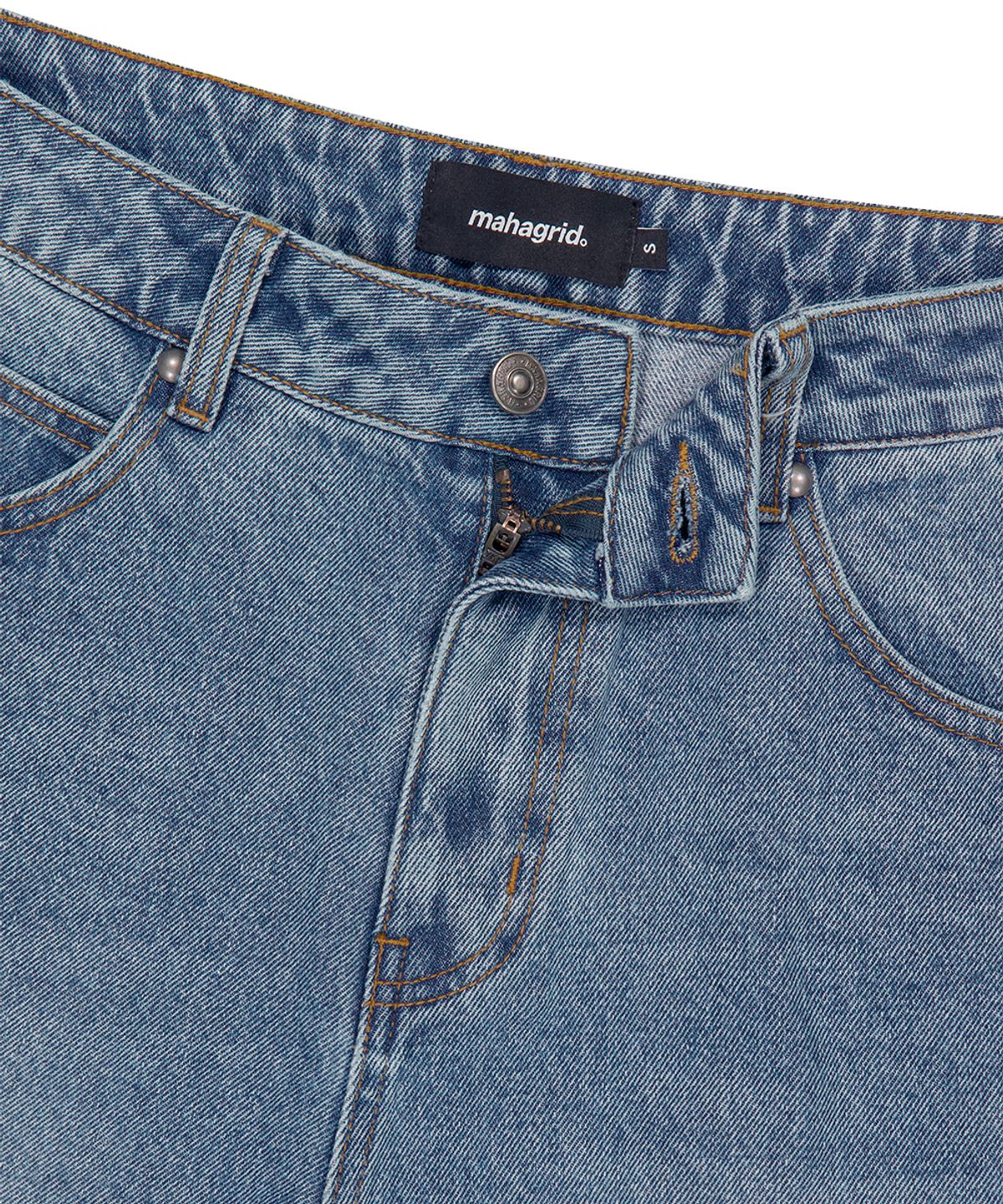 마하그리드(MAHAGRID) WESTERN DENIM PANT BLUE(MG2EFMD116A)