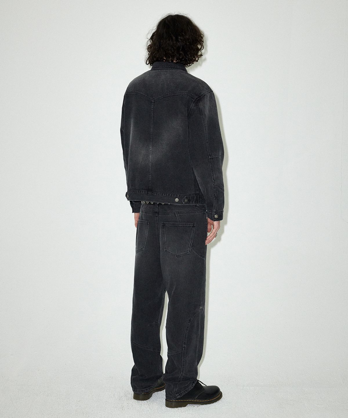 마하그리드(MAHAGRID) WESTERN DENIM PANT BLACK(MG2EFMD116A)