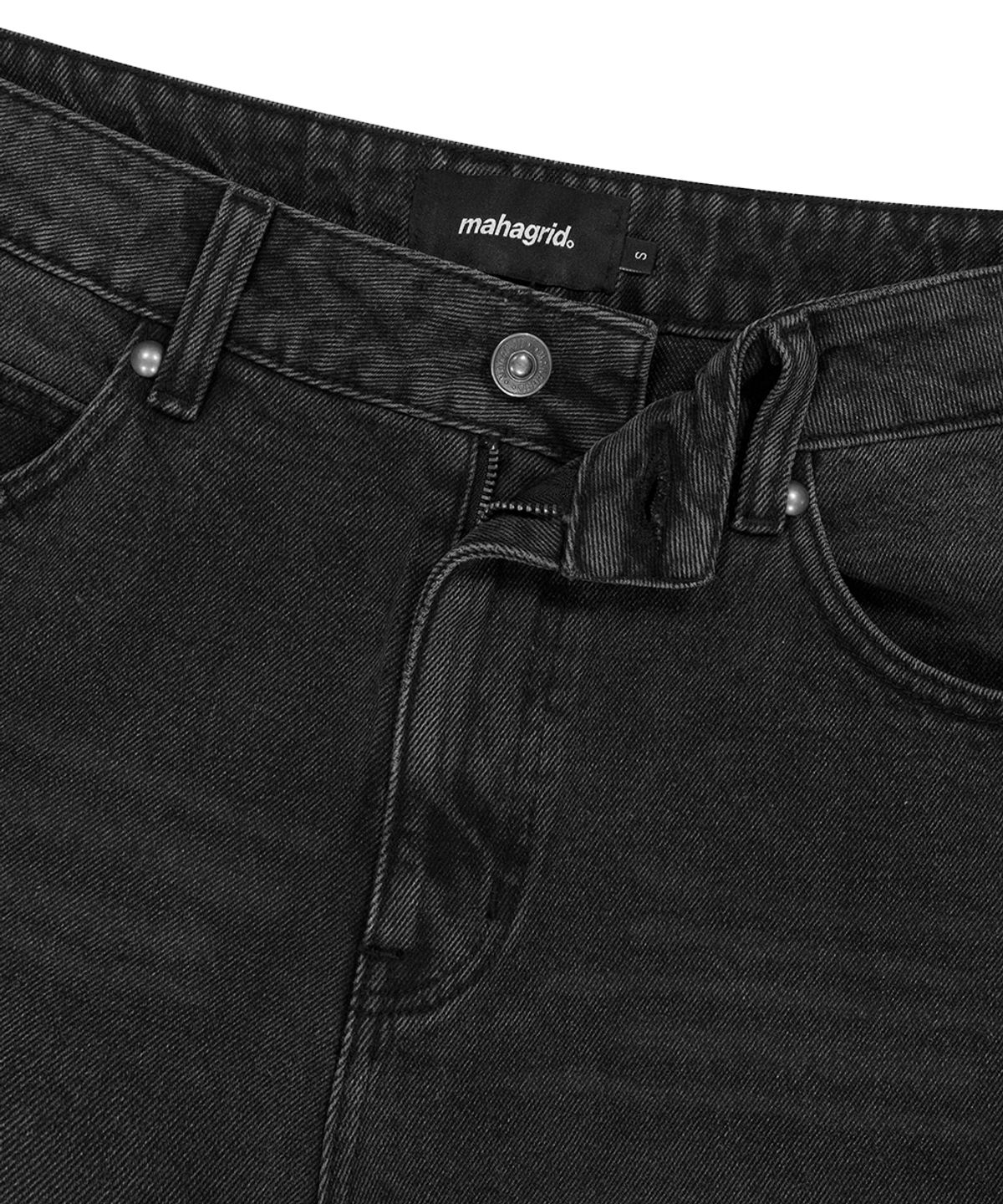 마하그리드(MAHAGRID) WESTERN DENIM PANT BLACK(MG2EFMD116A)