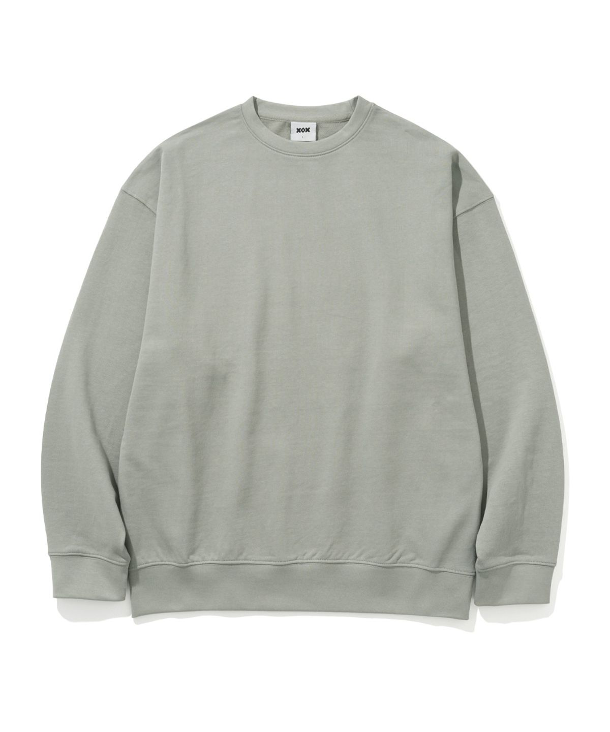 엑스오엑스(XOX) 세미 오버핏 스웻 셔츠 [KHAKI]