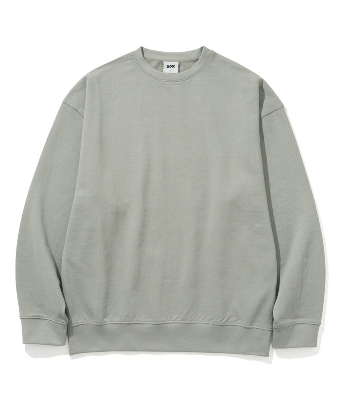 엑스오엑스(XOX) 세미 오버핏 스웻 셔츠 [KHAKI]