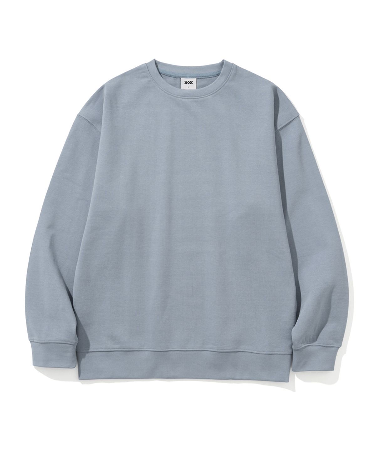 엑스오엑스(XOX) 세미 오버핏 스웻 셔츠 [ASH BLUE]