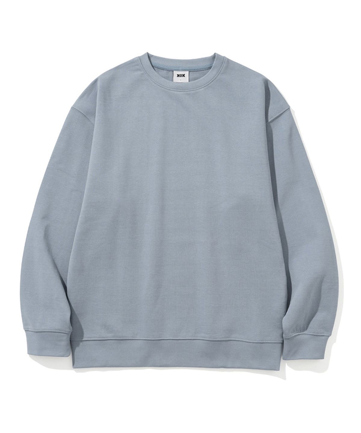 엑스오엑스(XOX) 세미 오버핏 스웻 셔츠 [ASH BLUE]