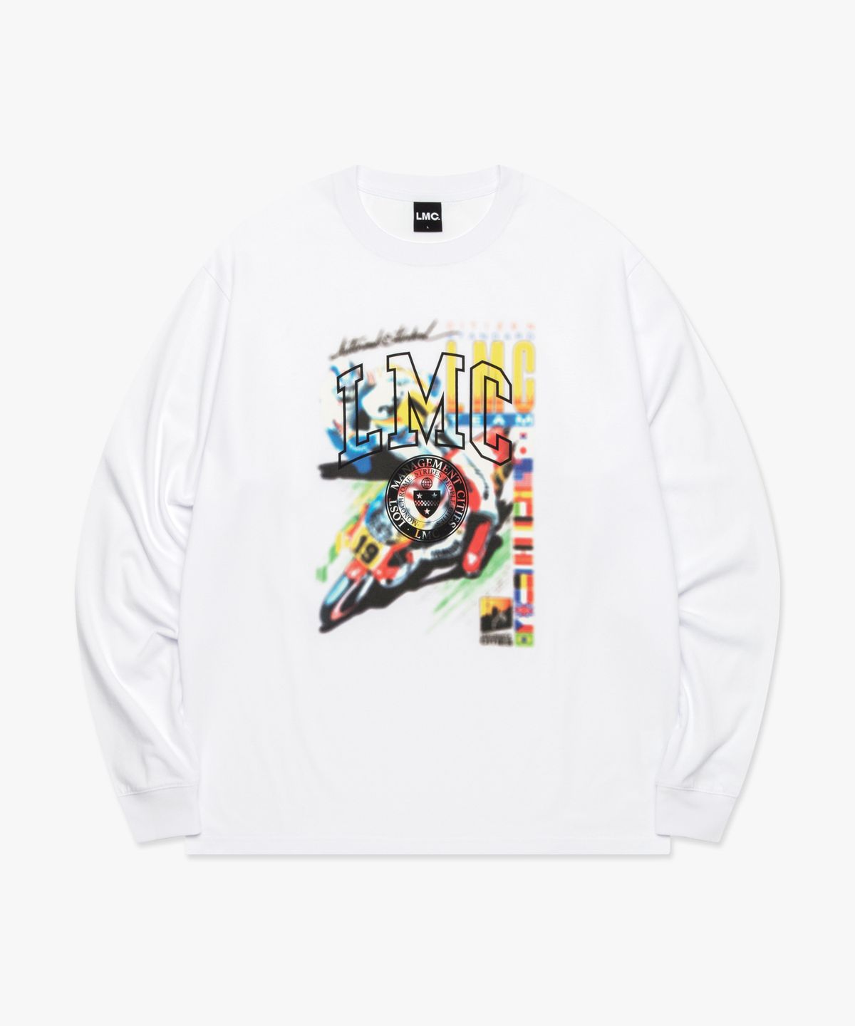 엘엠씨(LMC) RACING LONG SLV TEE white