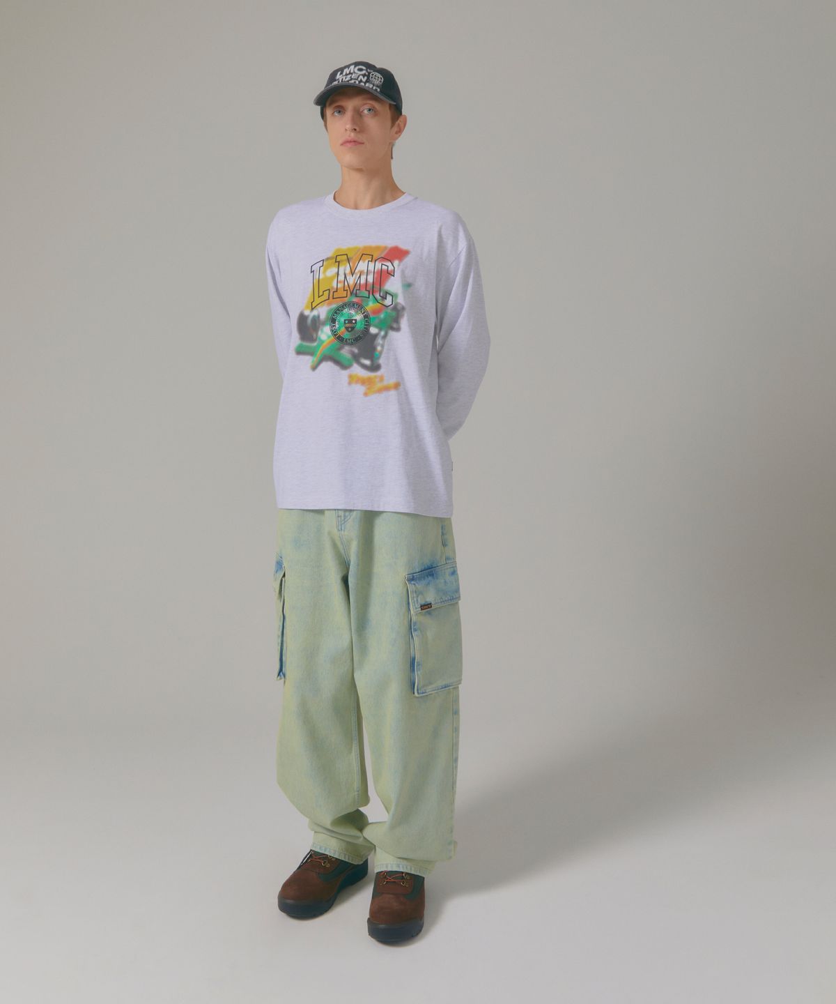 엘엠씨(LMC) RACING LONG SLV TEE white