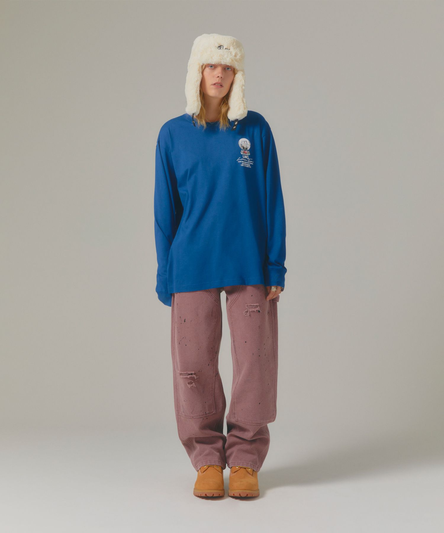 【LMC】韓国★ SIGNATURE GLOBE LONG SLV TEE 2cedb8c12f1593d7aa40dd47d4660c