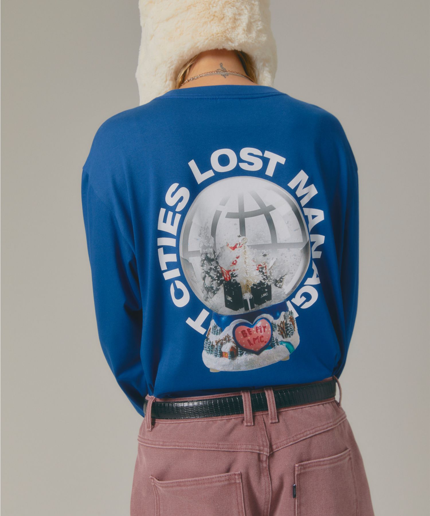MUSINSA | LMC SNOW GLOBE LONG SLV TEE white