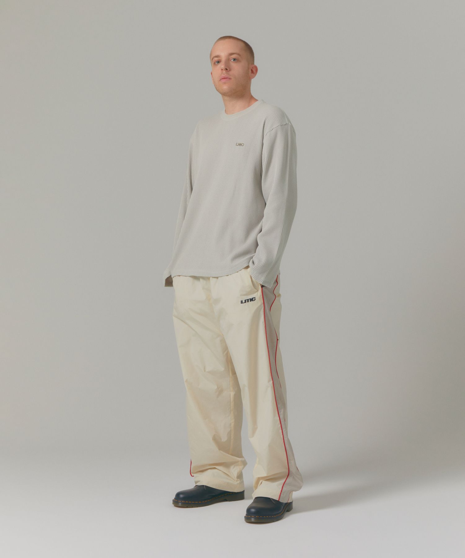 [ LMC]★WAFFLE OG LONG SLV TEE WAFFLE OG LONG SLV TEE charcoal - LMC | 엘엠씨