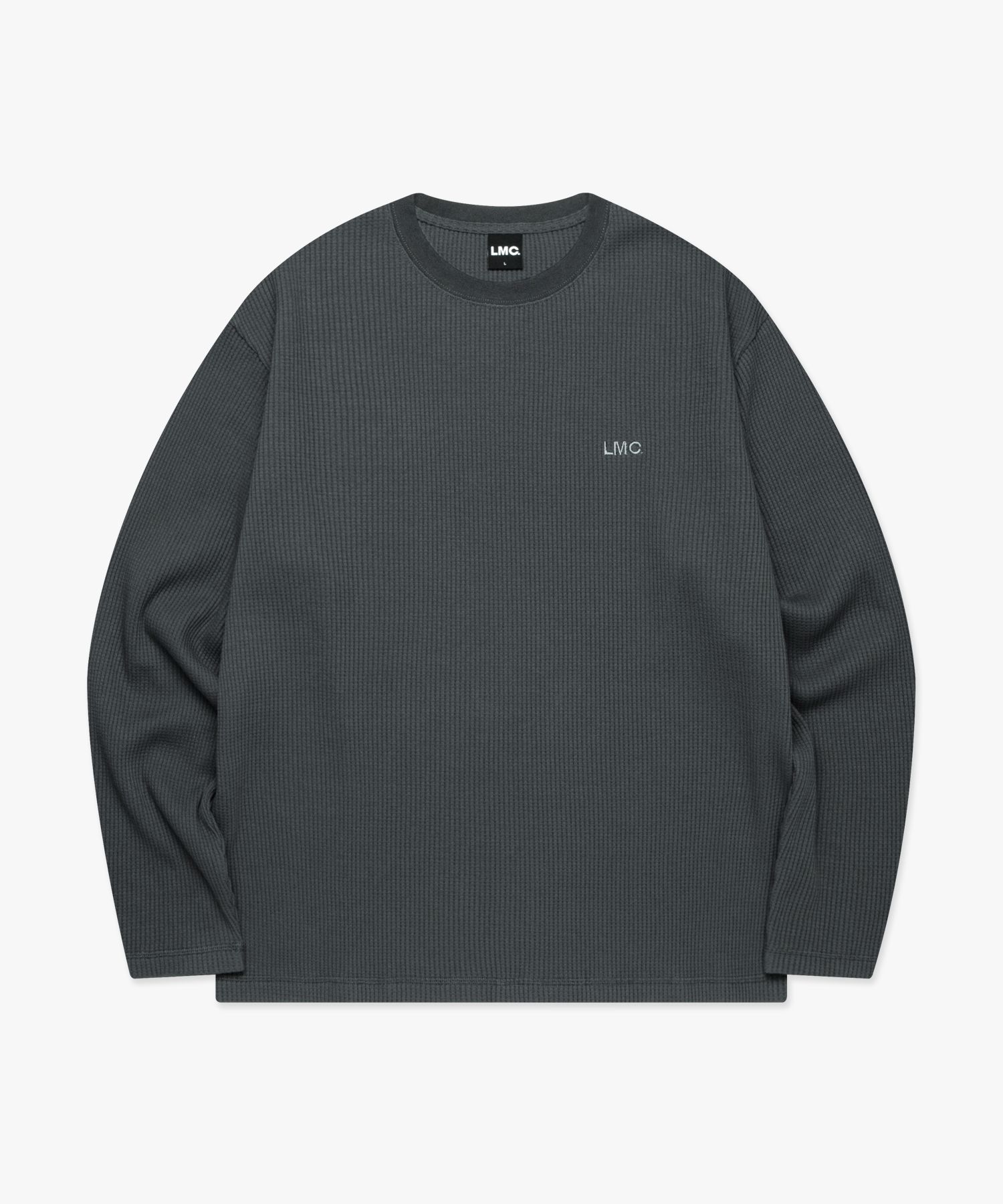 ★LMC★ WAFFLE OG LONG SLV TEE charcoal 0LM44FLS111CRC MUSINSA公式 | LMC WAFFLE OG LONG SLV TEE charcoal
