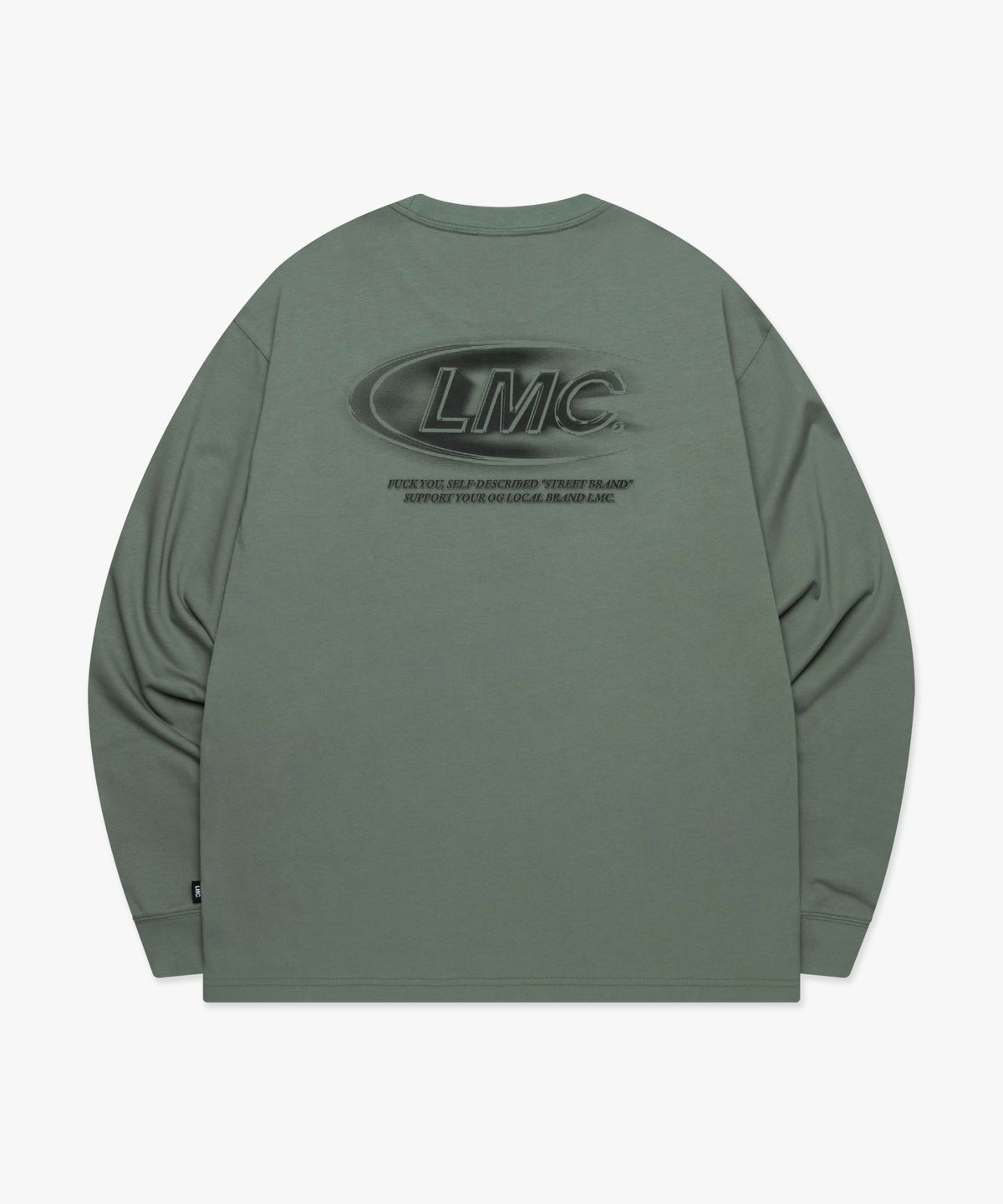 엘엠씨(LMC) CREW LONG SLV TEE gray khaki