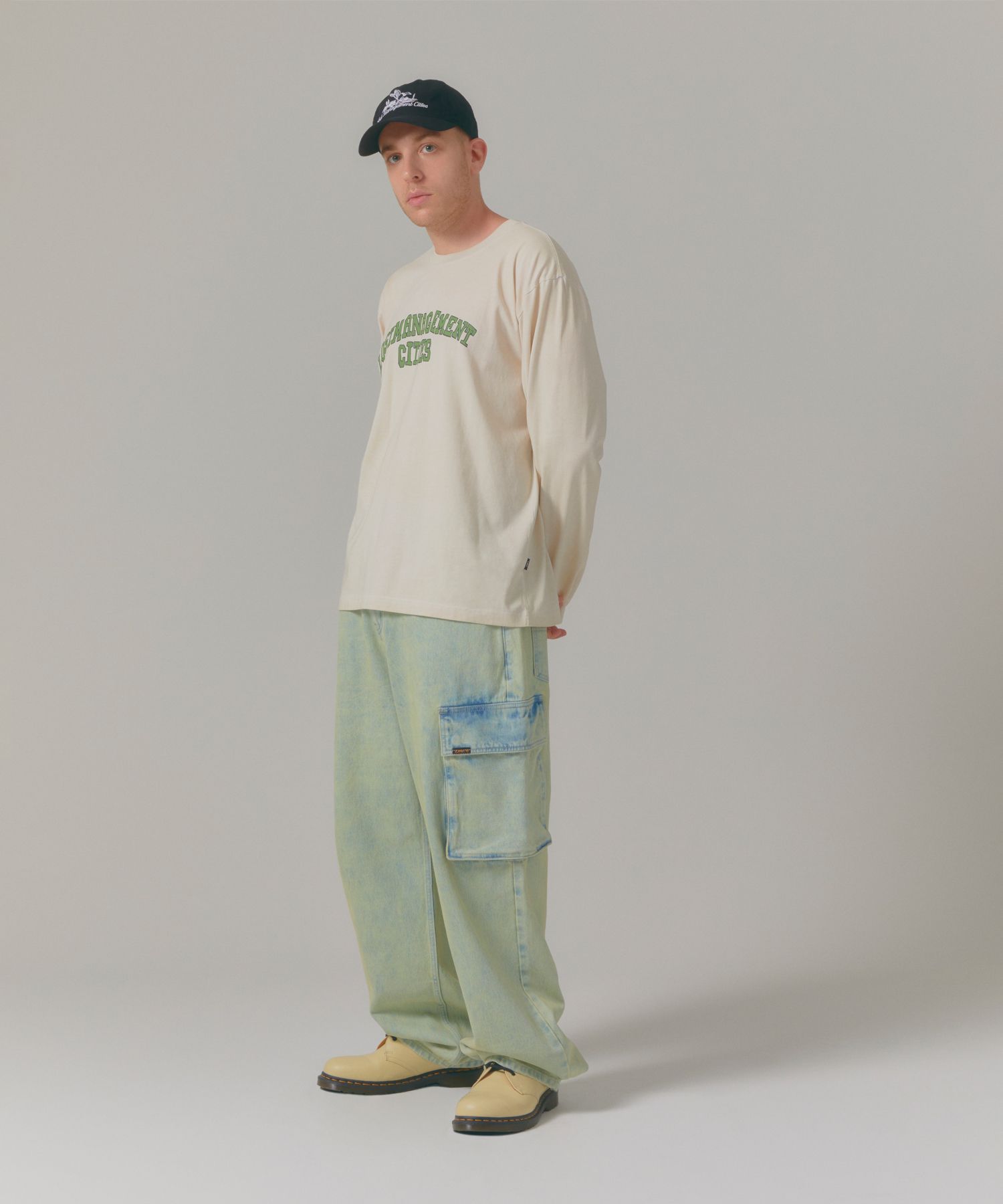 MUSINSA公式 | LMC DYED ARCH FN DOODLE LONG SLV TEE sand