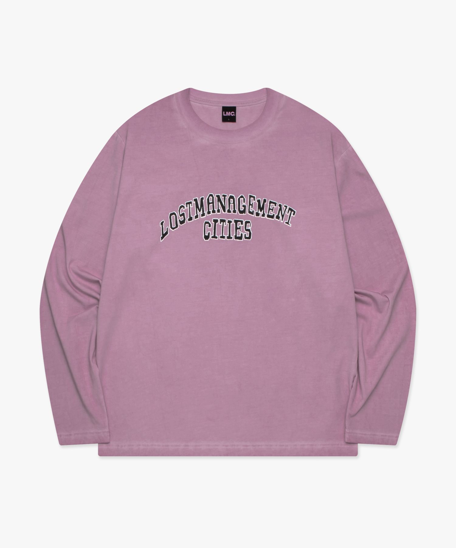 ★2024FW新作★LMC★DYED ARCH FN DOODLE LONG SLV TEE MUSINSA | LMC DYED ARCH FN DOODLE LONG SLV TEE pink