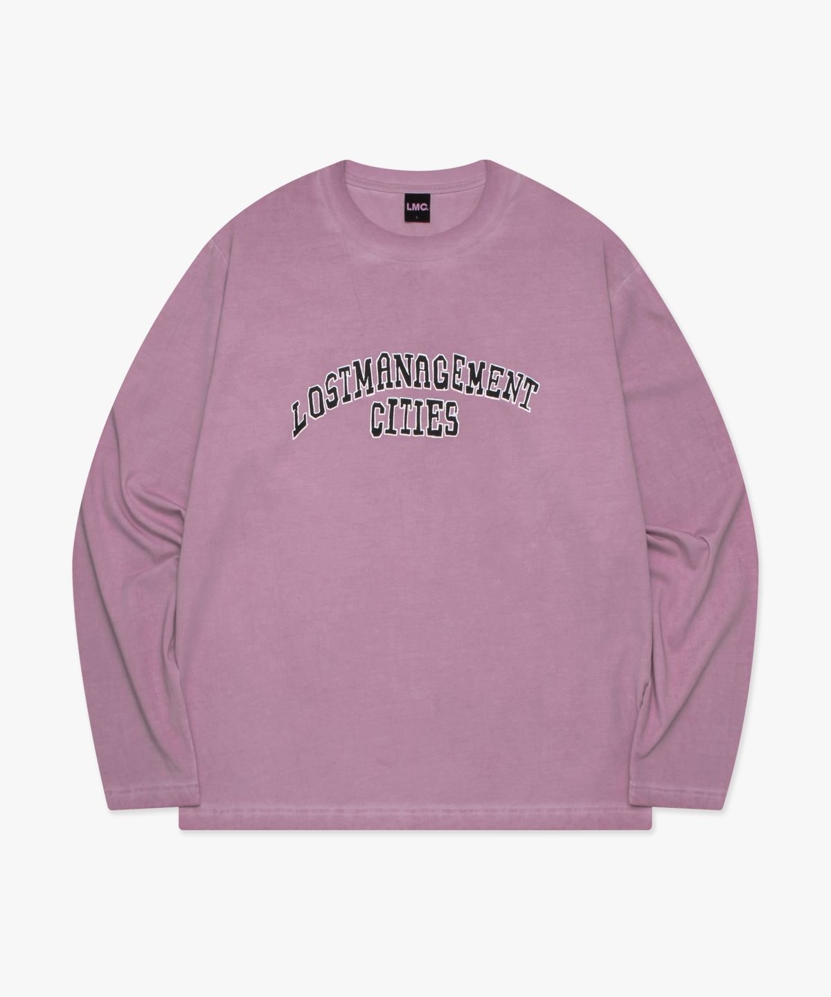 엘엠씨(LMC) DYED ARCH FN DOODLE LONG SLV TEE pink