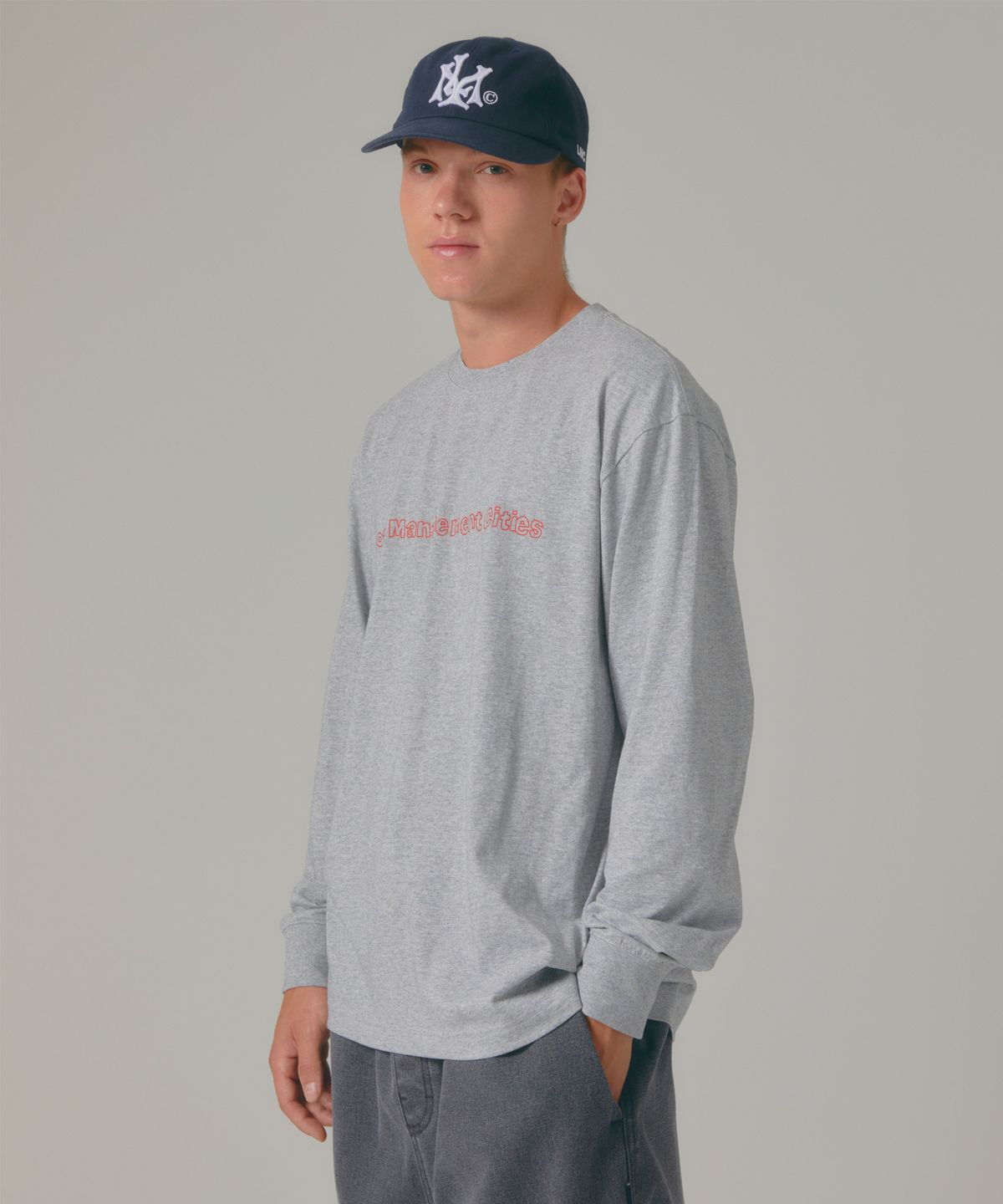 엘엠씨(LMC) FN DOODLE LONG SLV TEE navy