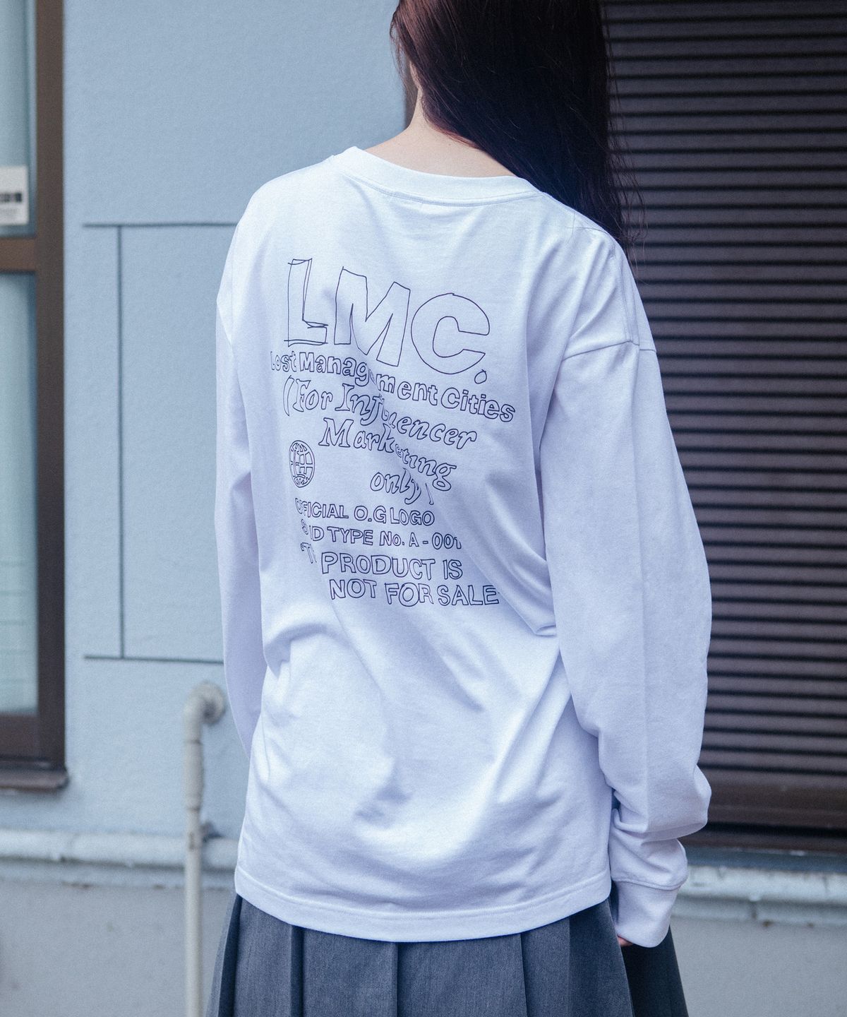 엘엠씨(LMC) FN DOODLE LONG SLV TEE navy