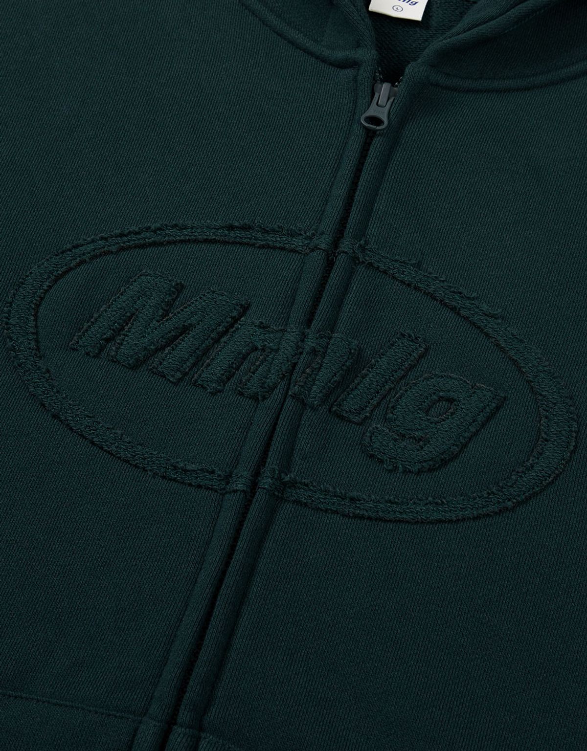 엠엠엘지(MMLG) [Mmlg] OPACITY HOOD ZIPUP (DEEP GREEN)