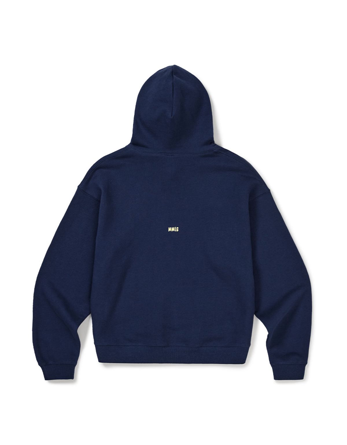엠엠엘지(MMLG) [Mmlg] FAMILY MESSAGE HOODIE (BLUE NAVY)