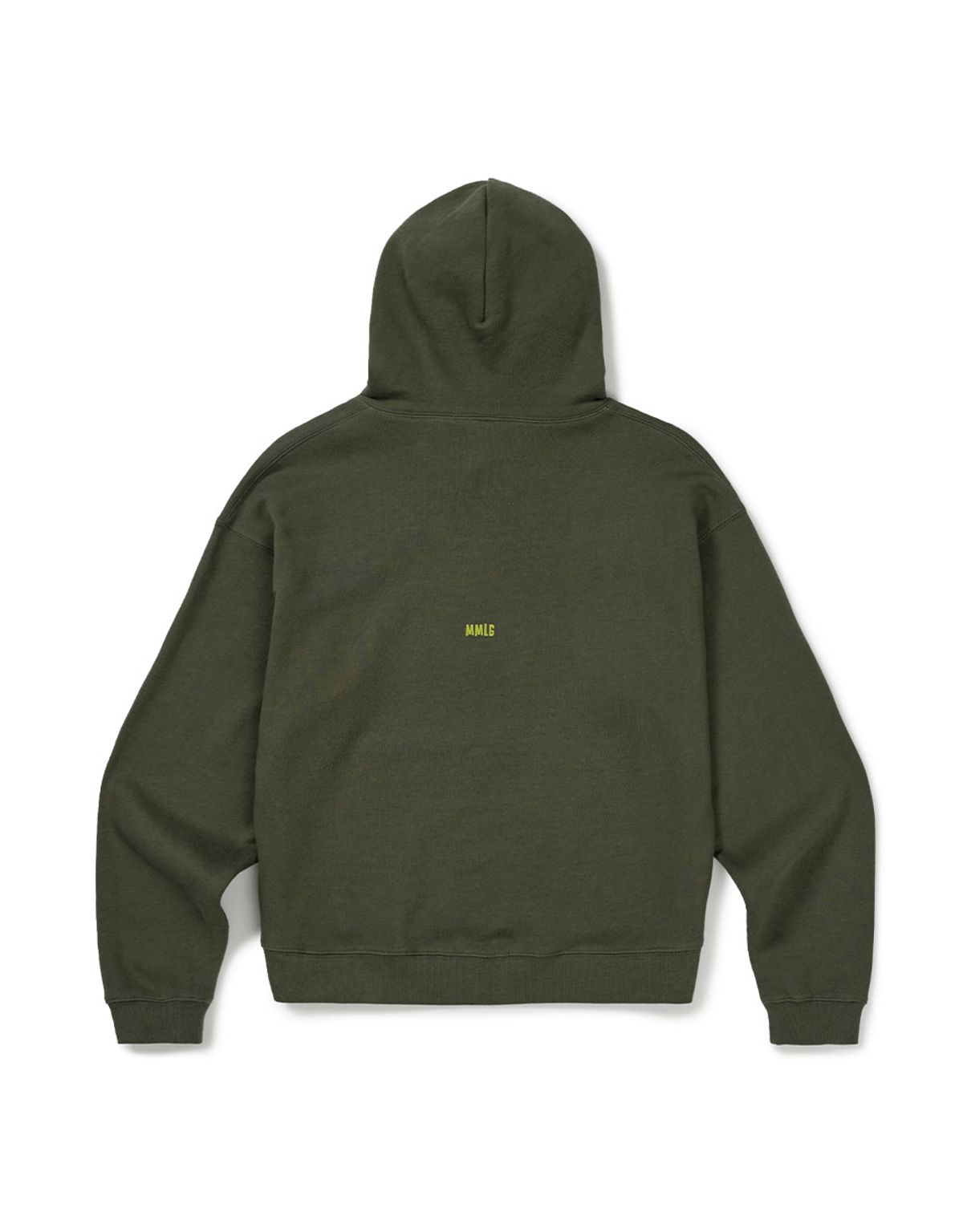 엠엠엘지(MMLG) [Mmlg] FAMILY MESSAGE HOODIE (MOSS KHAKI)