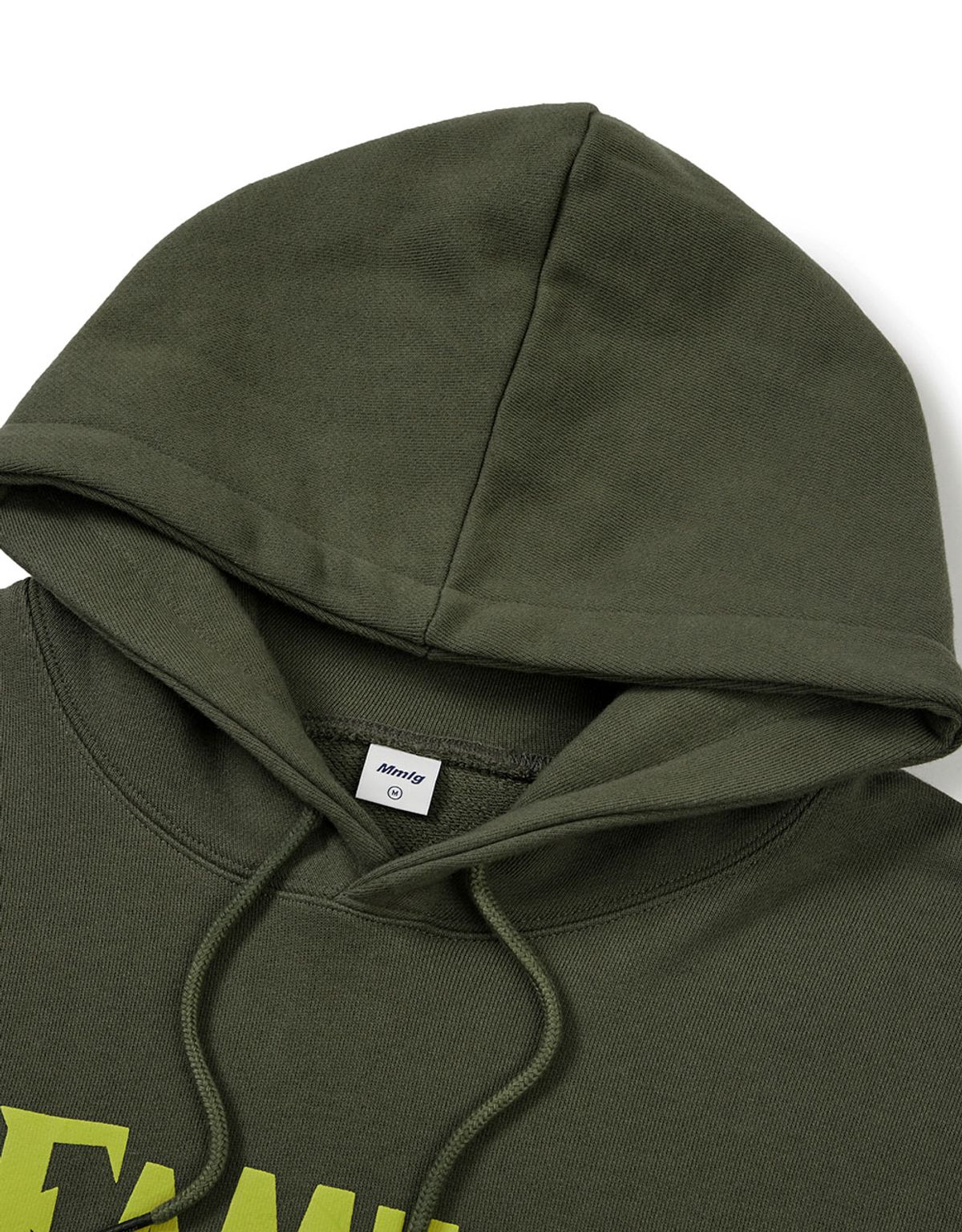 엠엠엘지(MMLG) [Mmlg] FAMILY MESSAGE HOODIE (MOSS KHAKI)