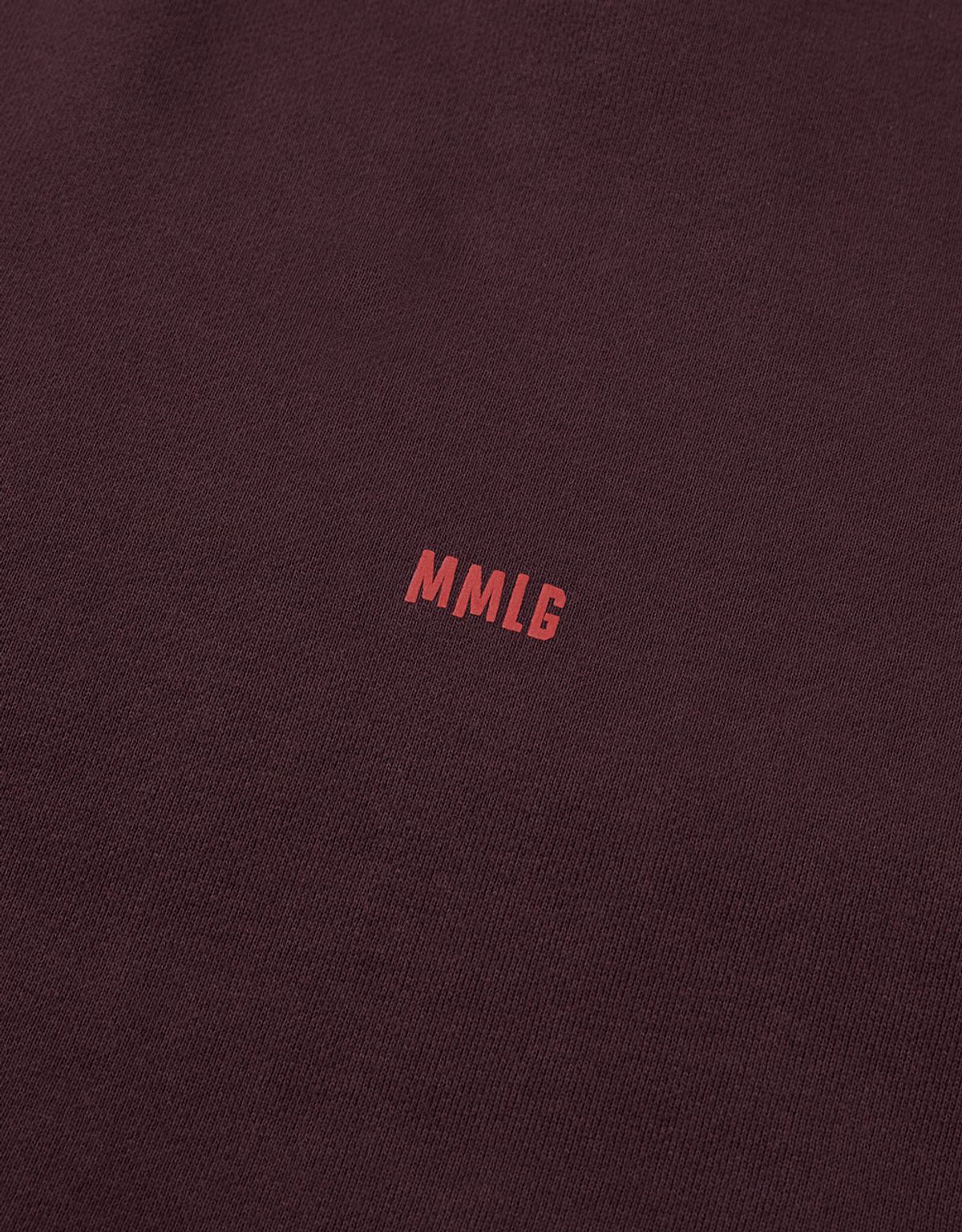 엠엠엘지(MMLG) [Mmlg] FAMILY MESSAGE HOODIE (PLUM)