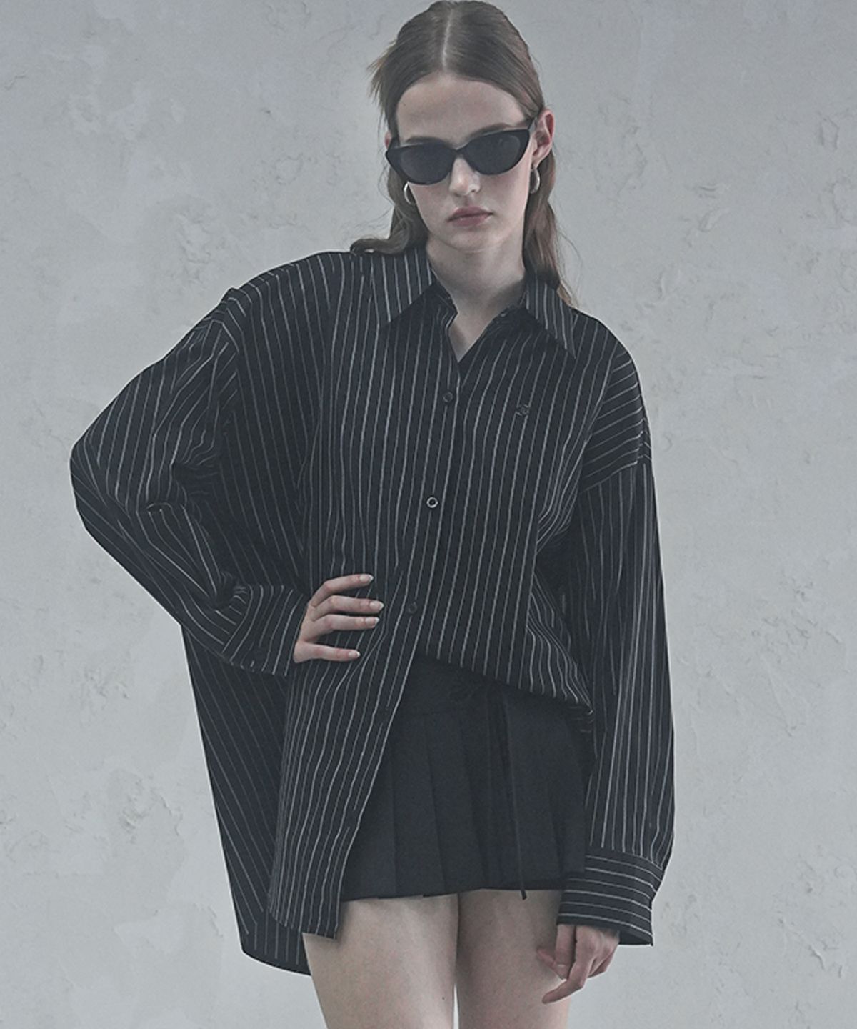 어반드레스(AVANDRESS) Excel Stripe Overfit Shirt - 3COL