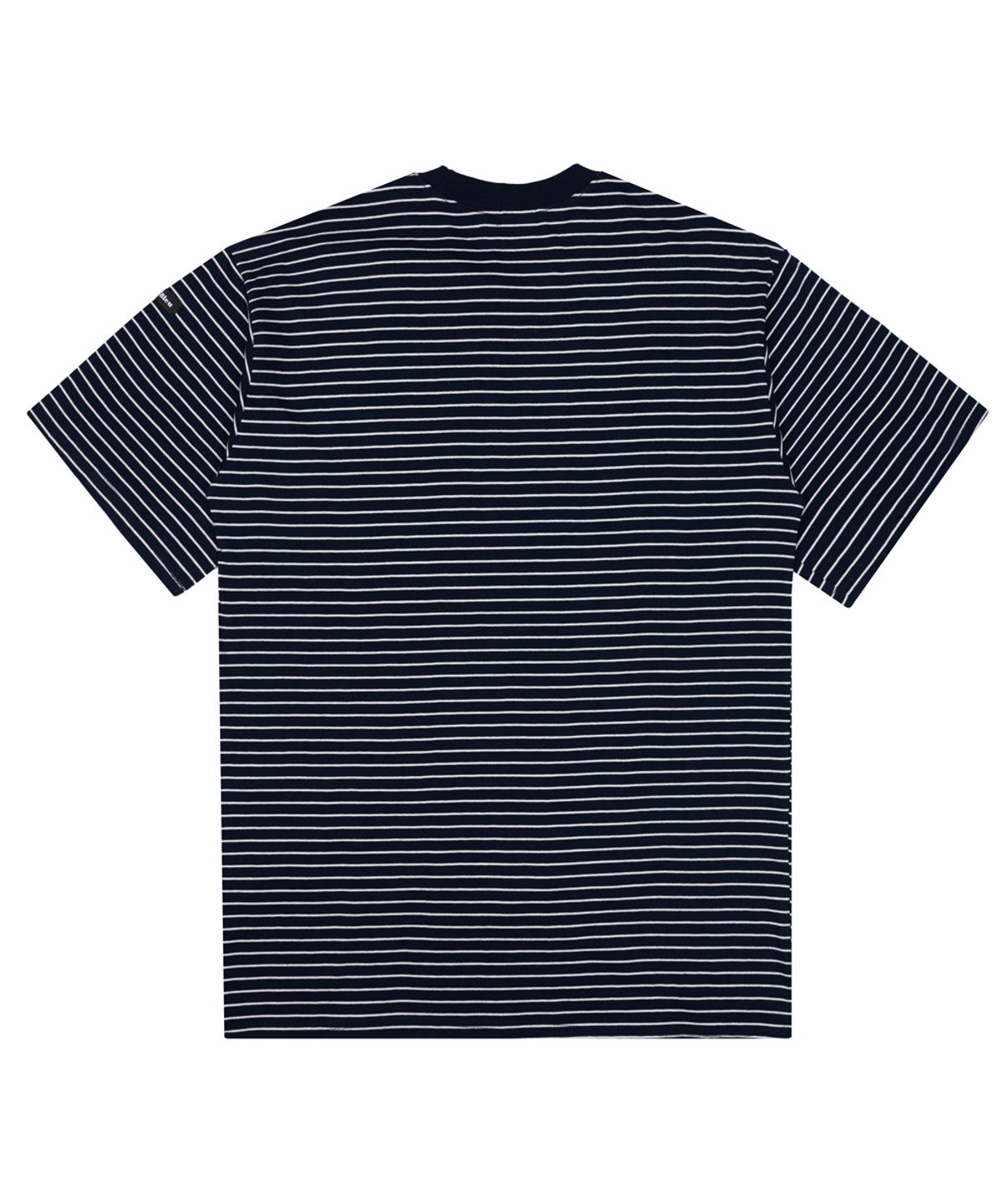 누프에블루(NEUFETBLEU) NEB stripe half tee (navy)