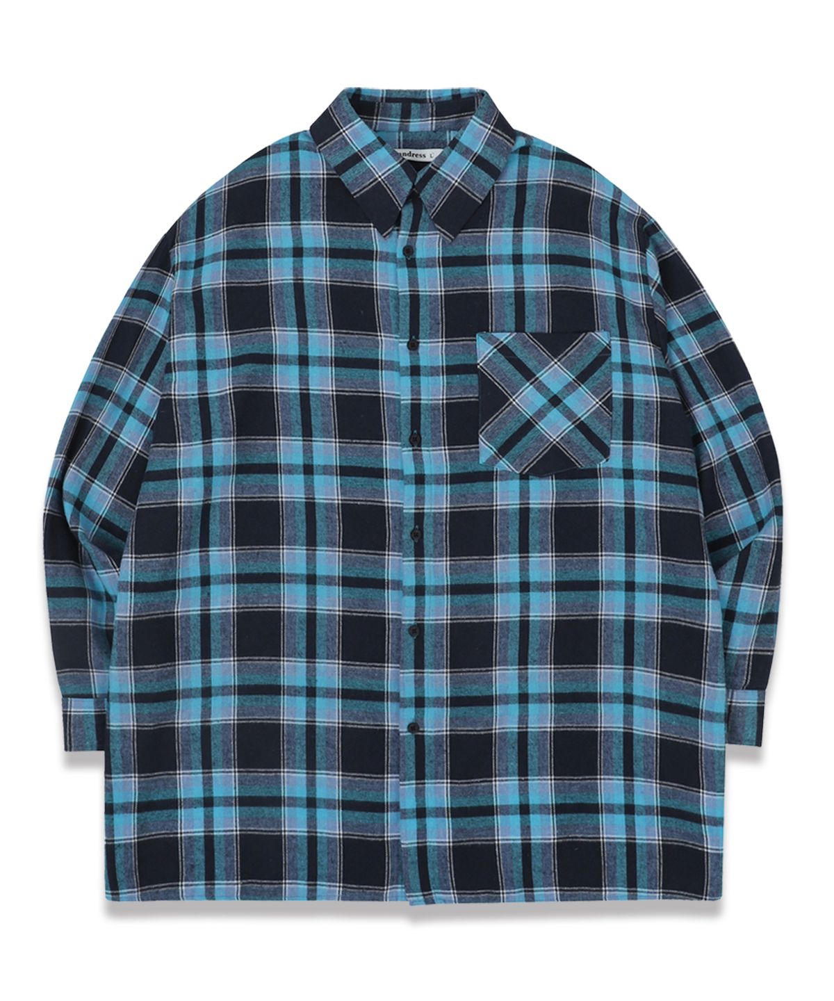 어반드레스(AVANDRESS) Reve overfit check shirt - 2COL