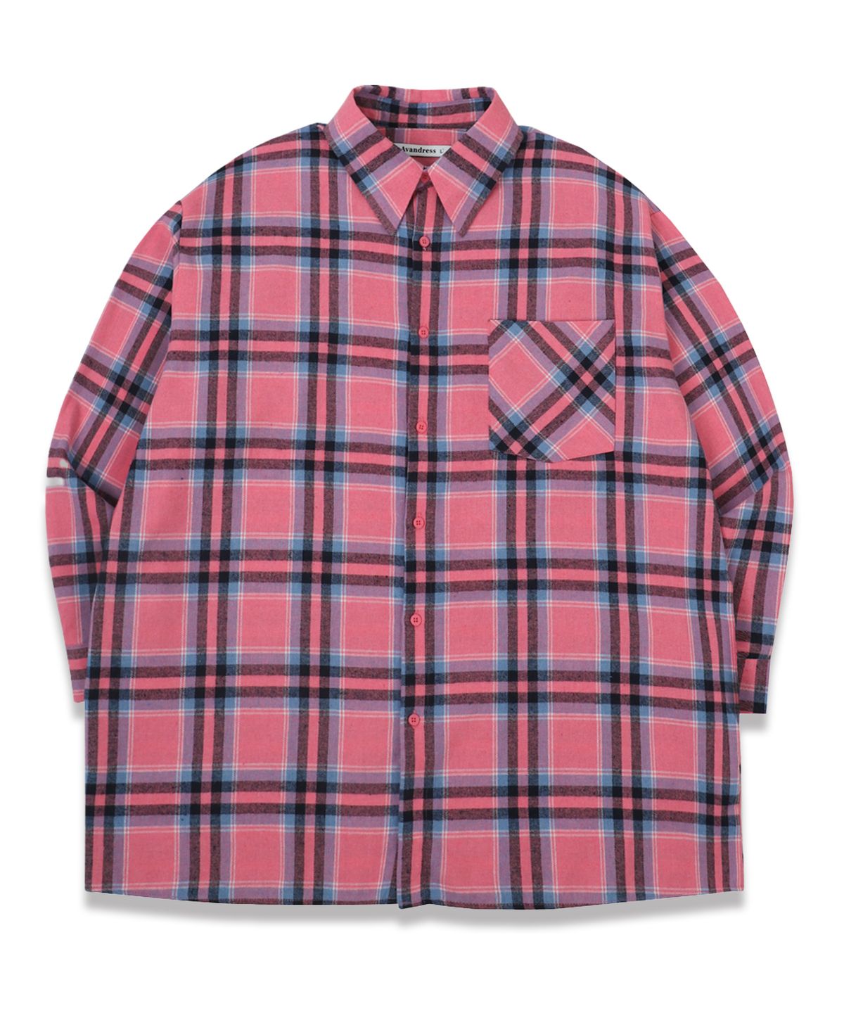 어반드레스(AVANDRESS) Reve overfit check shirt - 2COL