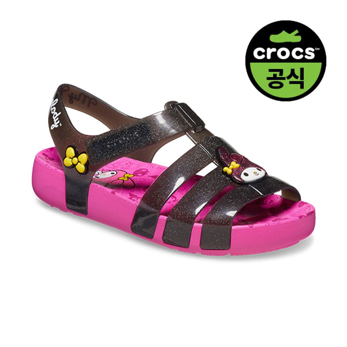 크록스키즈(CROCS KIDS) 키즈 마이 멜로디 쿠로미 이자벨라 샌들 MUL (24SKSD210114)