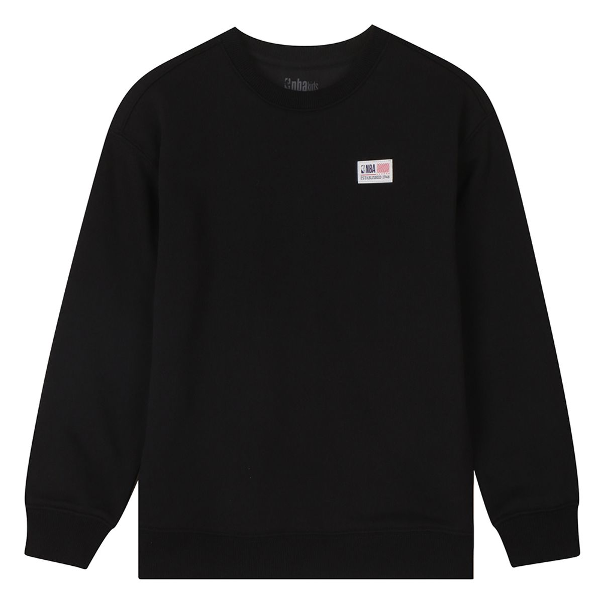 엔비에이 키즈(NBA KIDS) USA 로고 맨투맨(K243TS001P) 블랙