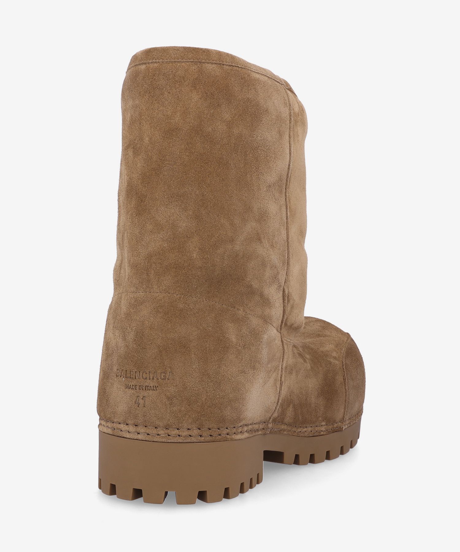 【BALENCIAGA】アラスカスエードアンクルブーツ Brown/ White Alaska suede ankle boots in brown - Balenciaga | Mytheresa