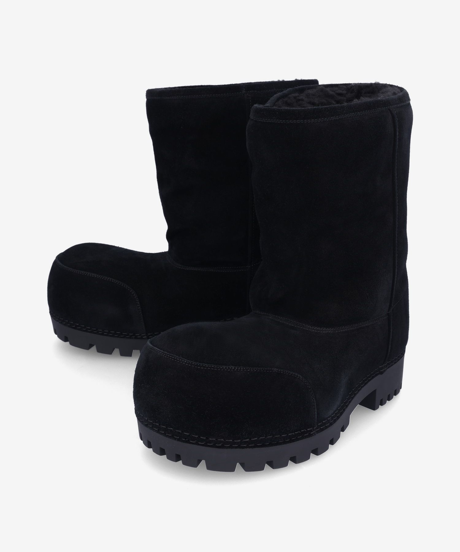 【BALENCIAGA】ALASKA FUR ハイブーツ ロゴ カーフスキン BALENCIAGA】ALASKA FUR ハイブーツ (BALENCIAGA/ロングブーツ