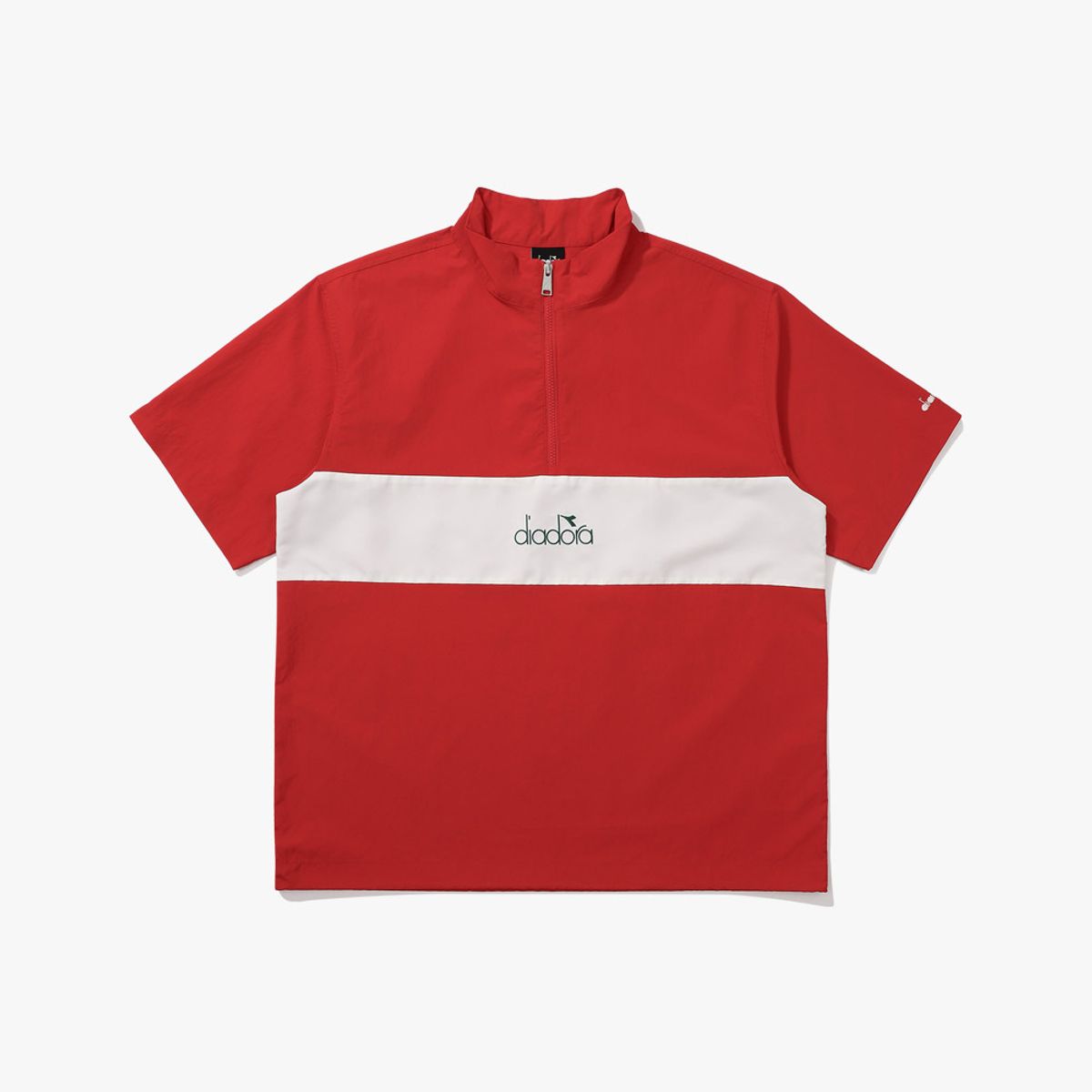 디아도라(diadora) 컴피 반집업 반팔 피스테 RED