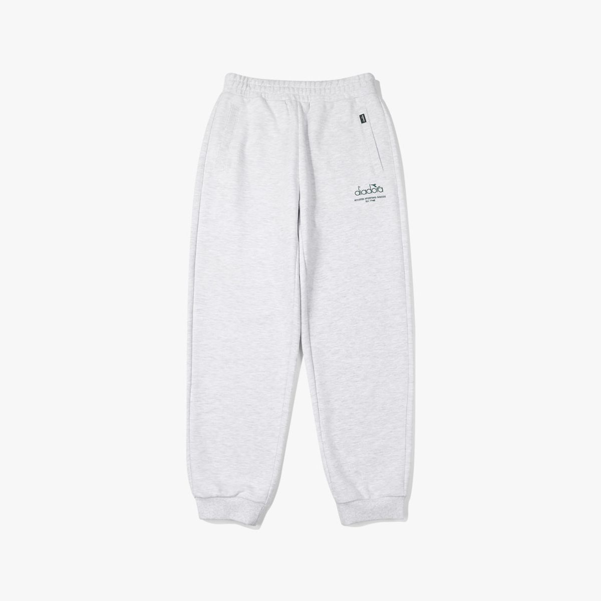 디아도라(diadora) 달리 립조거 팬츠 GREY