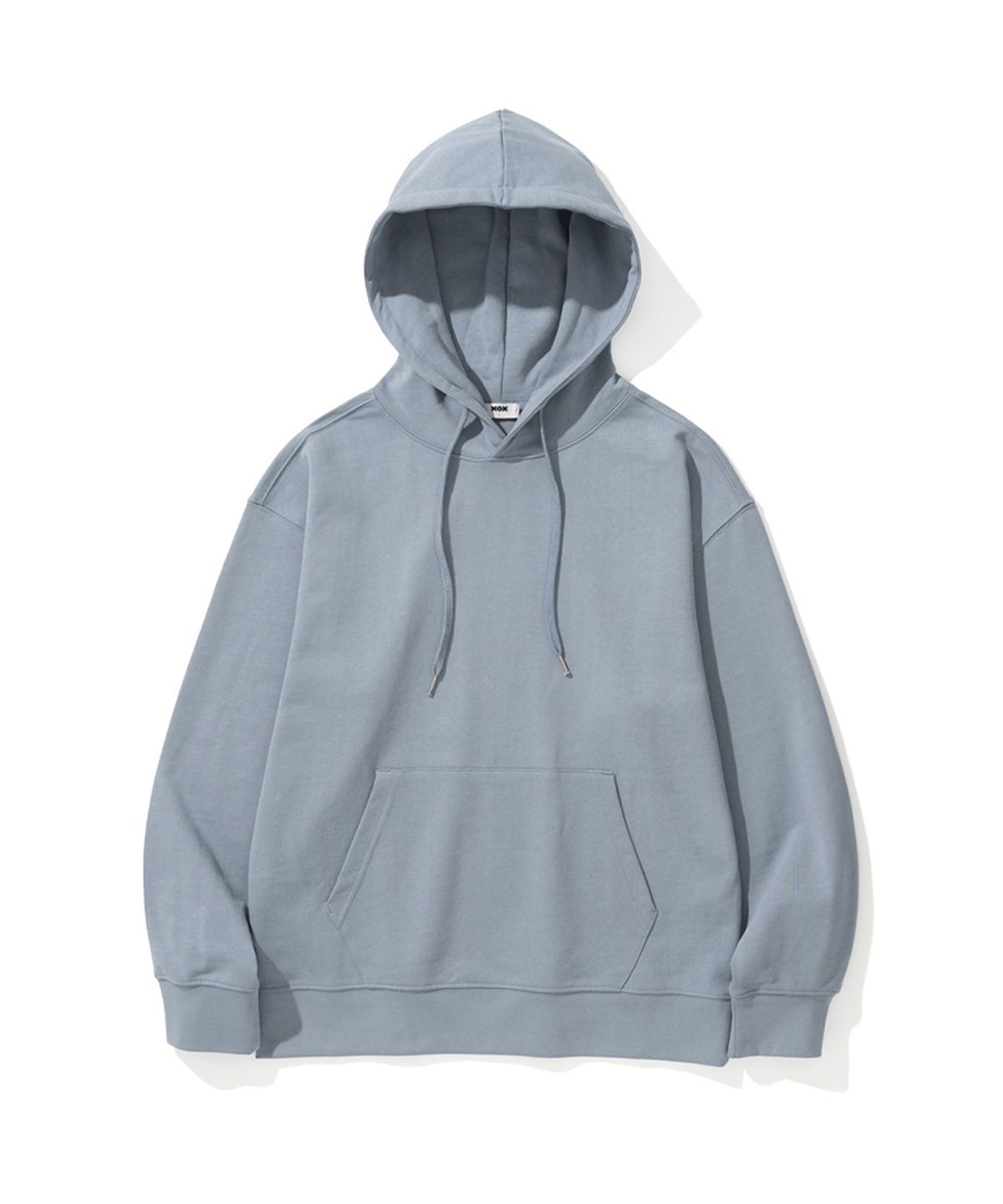 엑스오엑스(XOX) 세미 오버핏 후드 스웻 셔츠 [ASH BLUE]