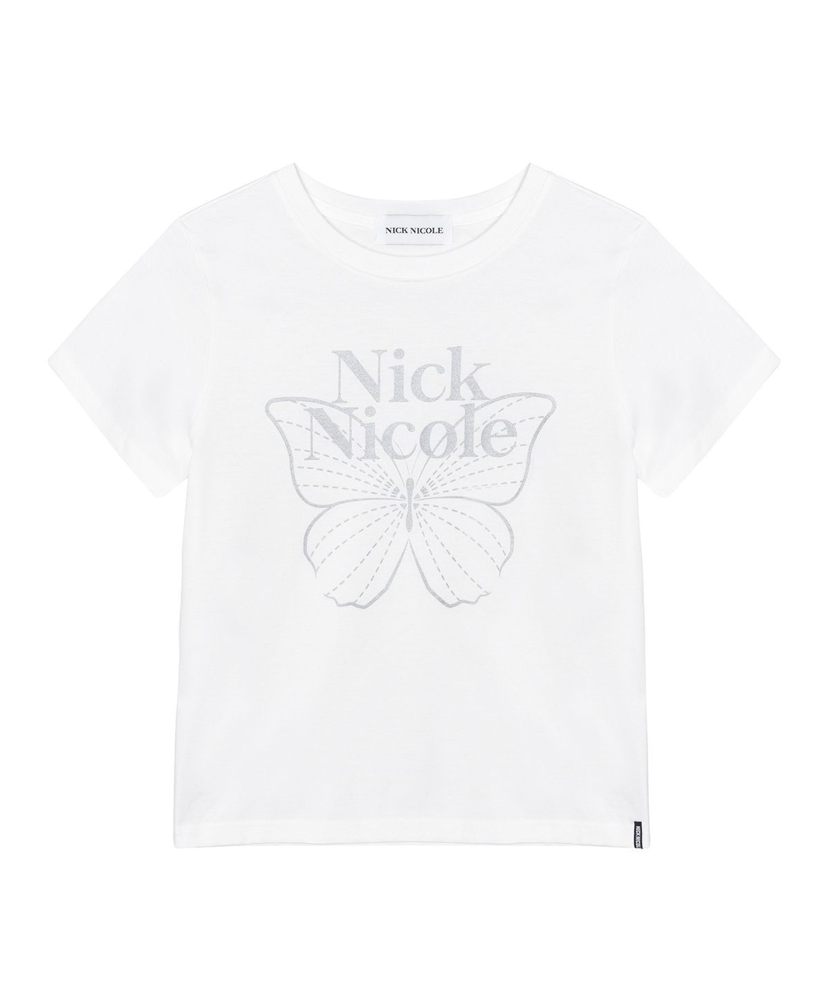 닉앤니콜(NICK&NICOLE) BUTTERFLY NICOLE LABEL SLIM TOP_13 COLOR