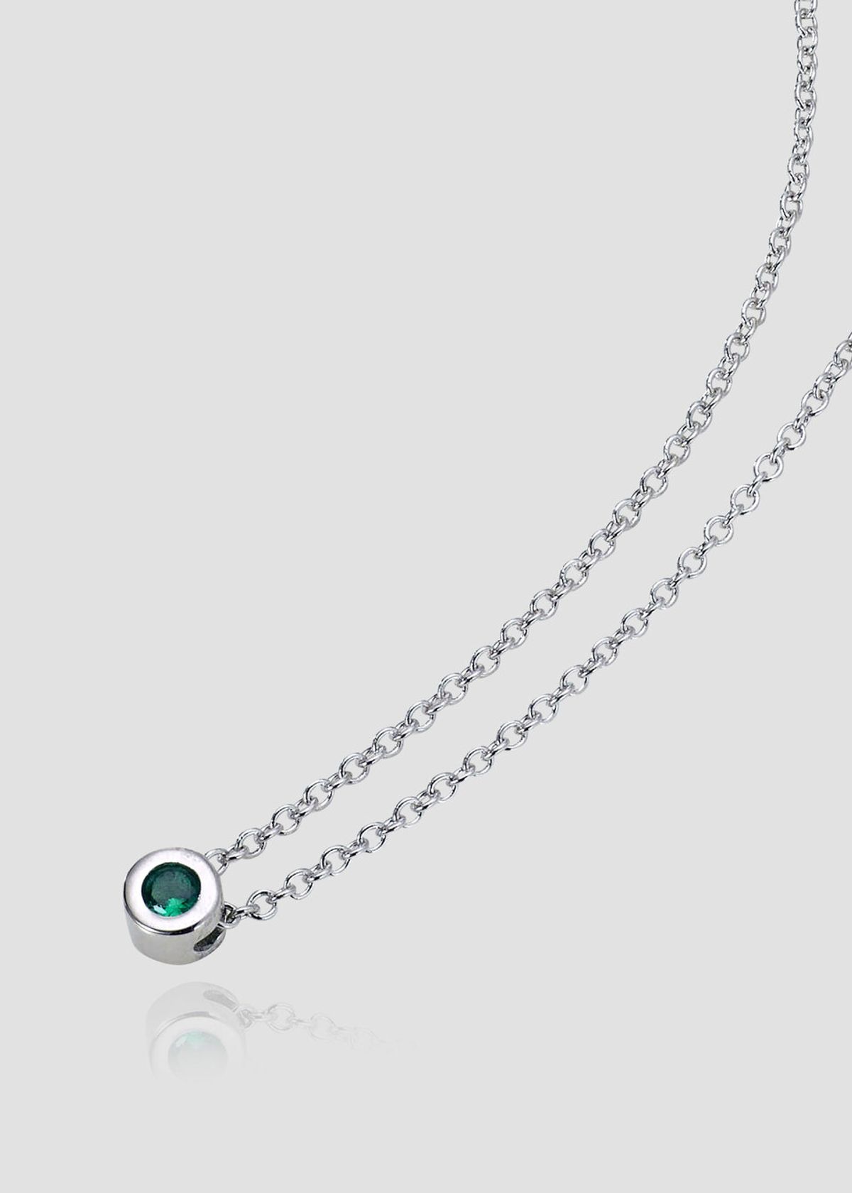 아논(ANON) Daily Bezel Necklace _Green