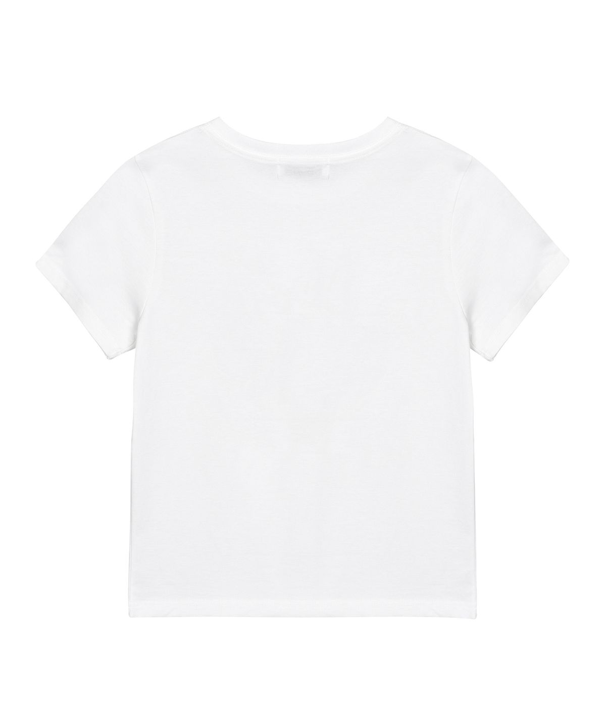 닉앤니콜(NICK&NICOLE) BUTTERFLY NICOLE LABEL SLIM TOP_WHITE YELLOW