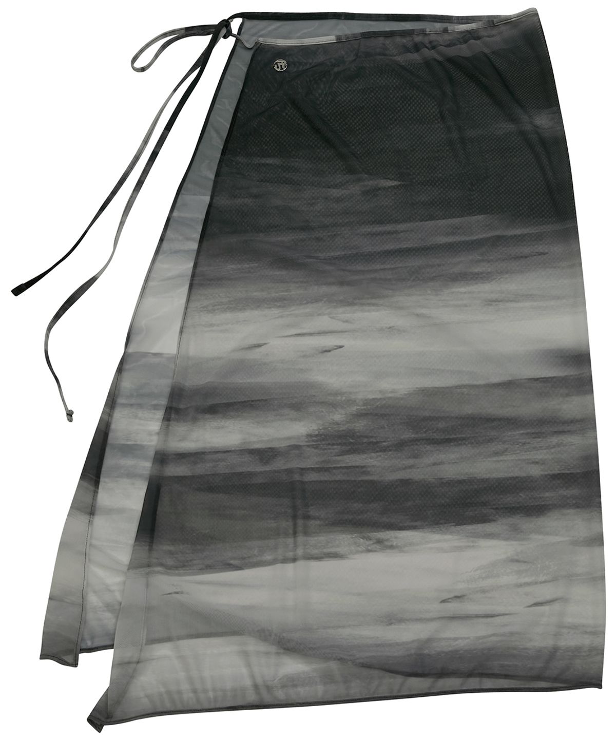 플레어업(FLAREUP) Sheer Jovian Wrap Skirt (FL-240_Black)