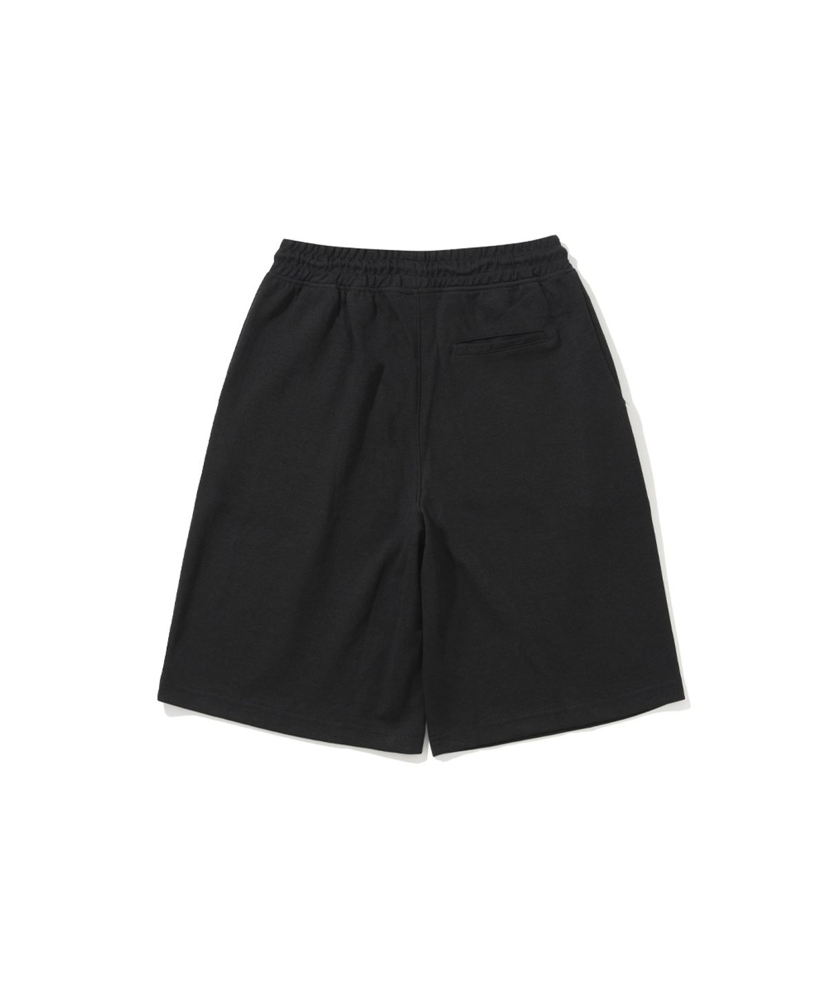 엑스오엑스(XOX) 원턱 와이드 스웻 쇼츠 [BLACK]