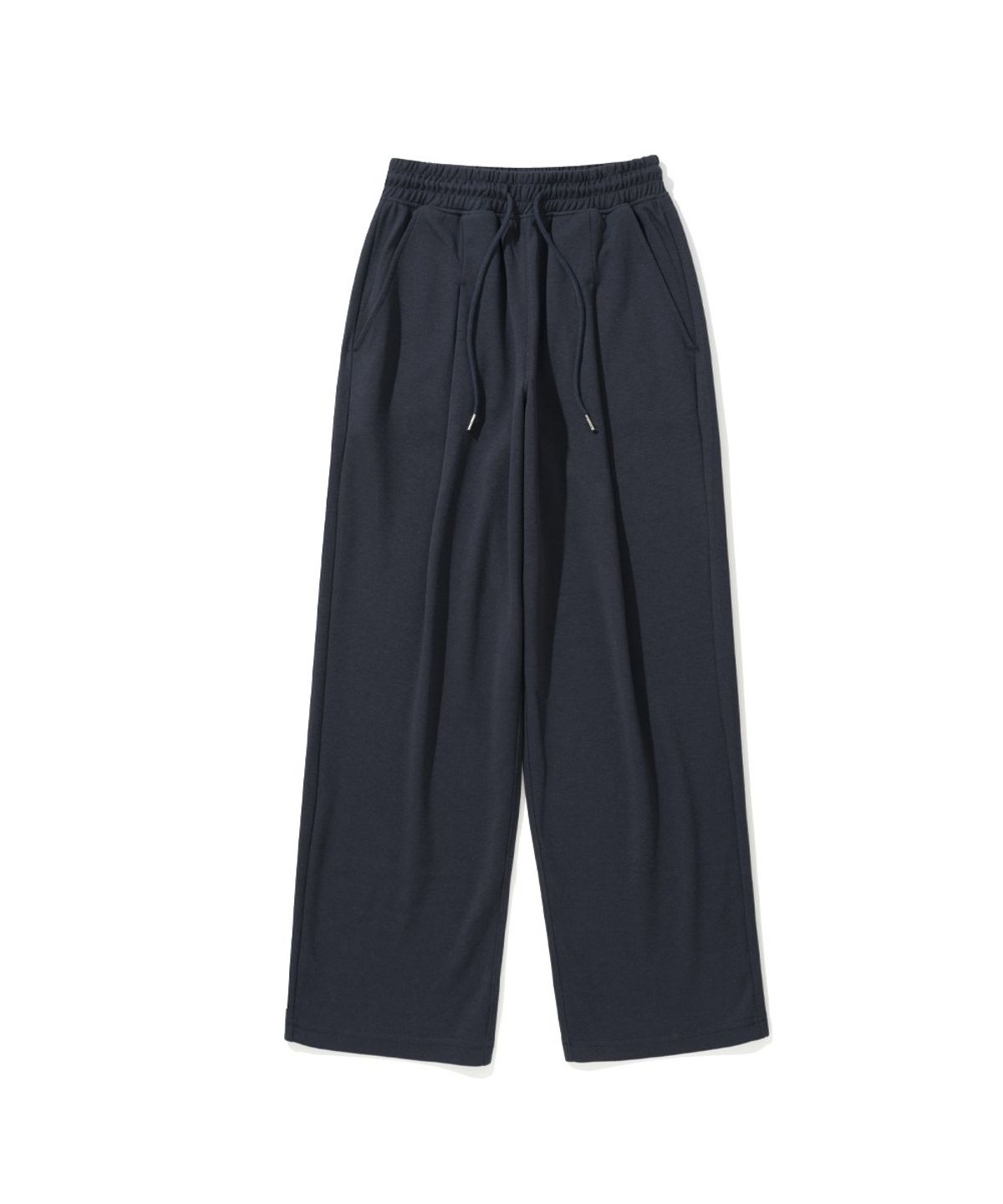 엑스오엑스(XOX) 원턱 와이드 스웻 팬츠 [NAVY BLUE]