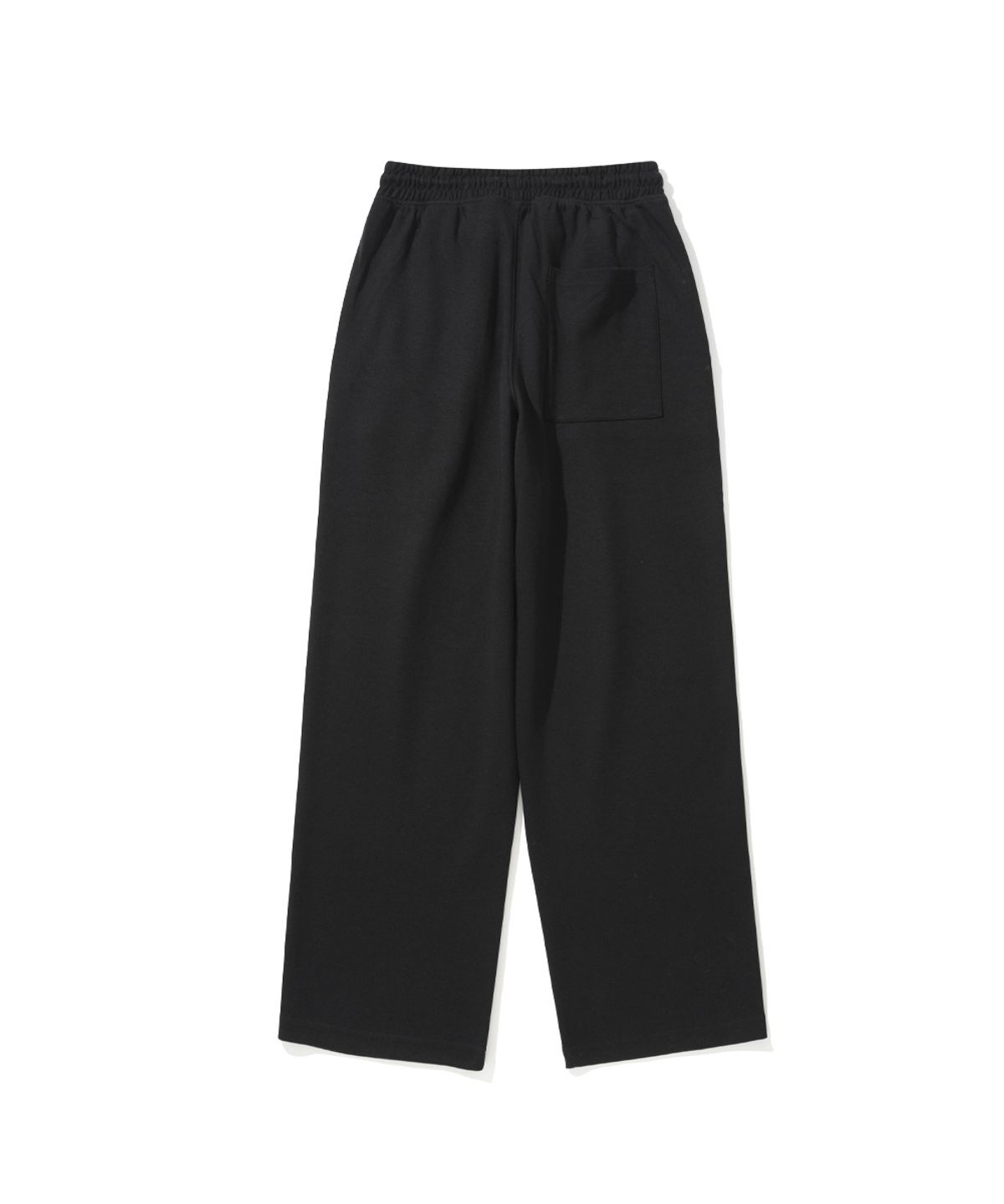 엑스오엑스(XOX) 원턱 와이드 스웻 팬츠 [BLACK]