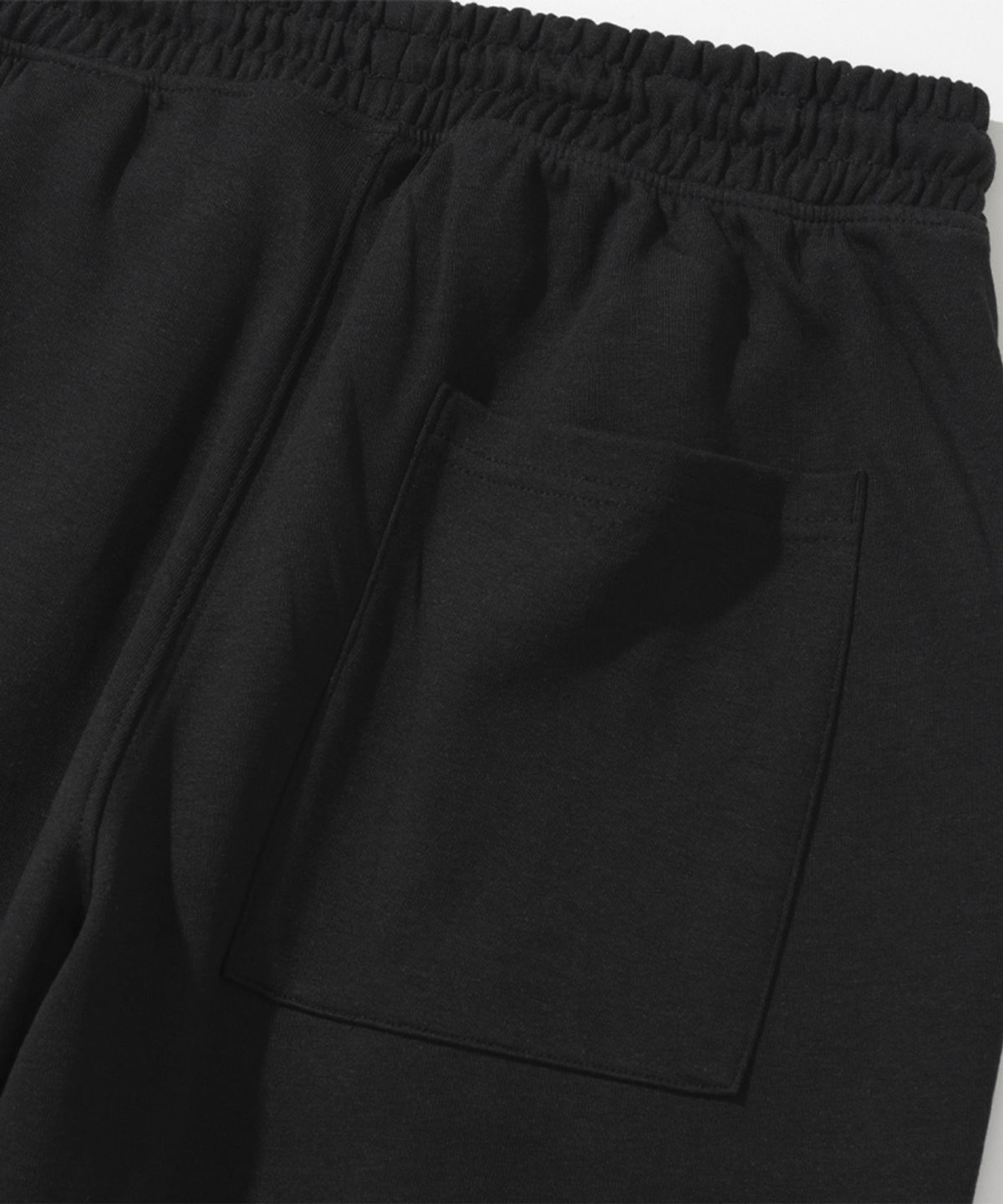 엑스오엑스(XOX) 원턱 와이드 스웻 팬츠 [BLACK]
