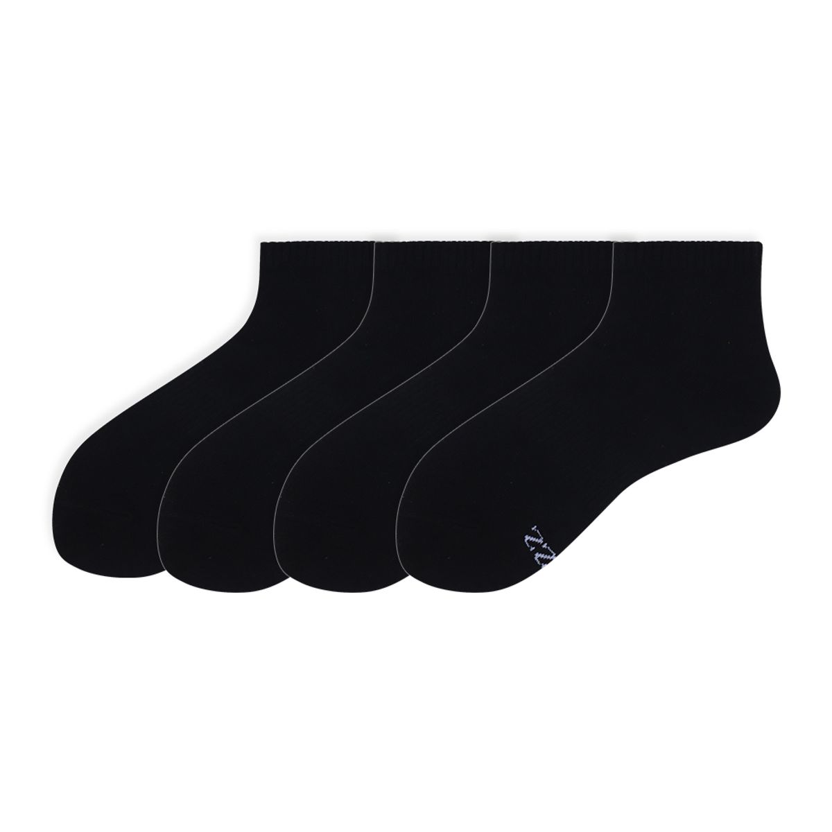 게스 양말(GUESS SOCKS) 바닥글씨로고 단목 4족