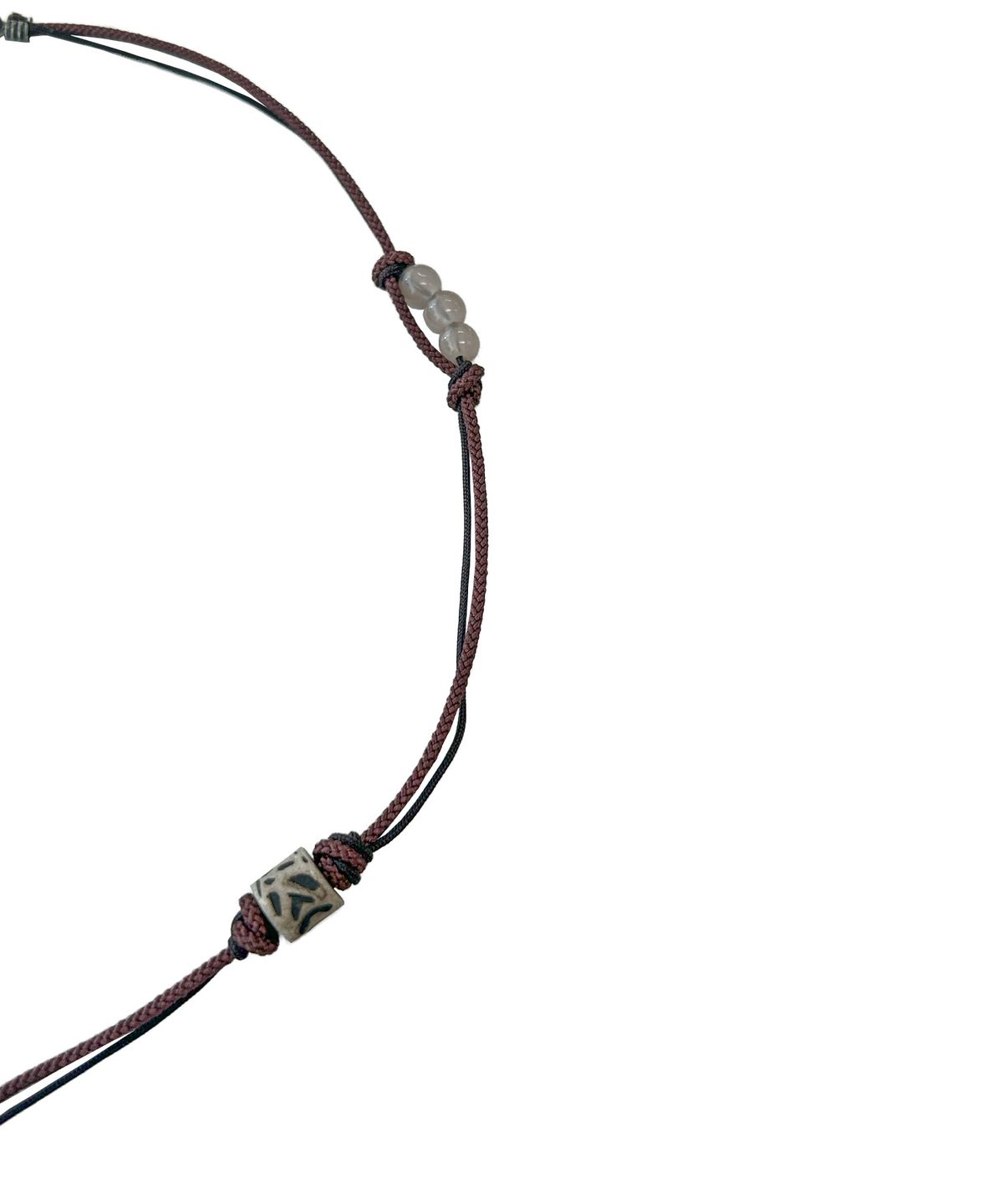 더콜디스트모먼트(THE COLDEST MOMENT) TCM branch necklace (brown/mint)