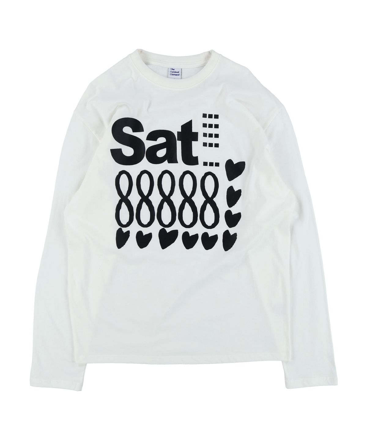 더콜디스트모먼트(THE COLDEST MOMENT) TCM sat long sleeve (white/ivory)