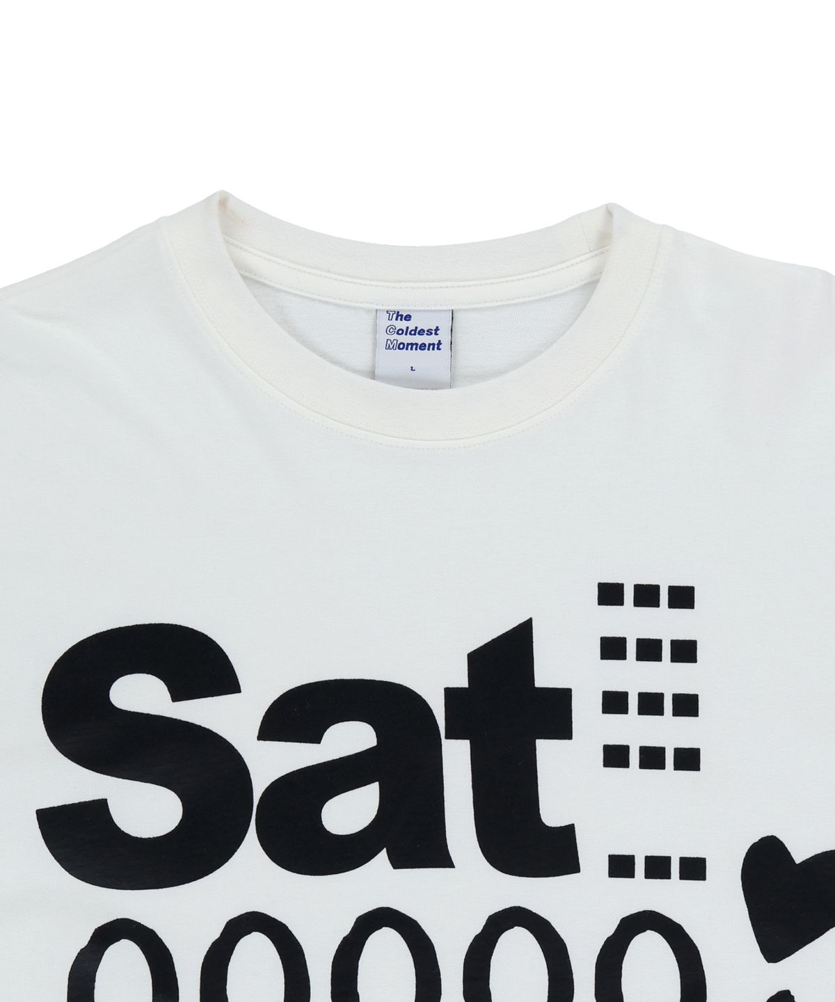 더콜디스트모먼트(THE COLDEST MOMENT) TCM sat long sleeve (white/ivory)