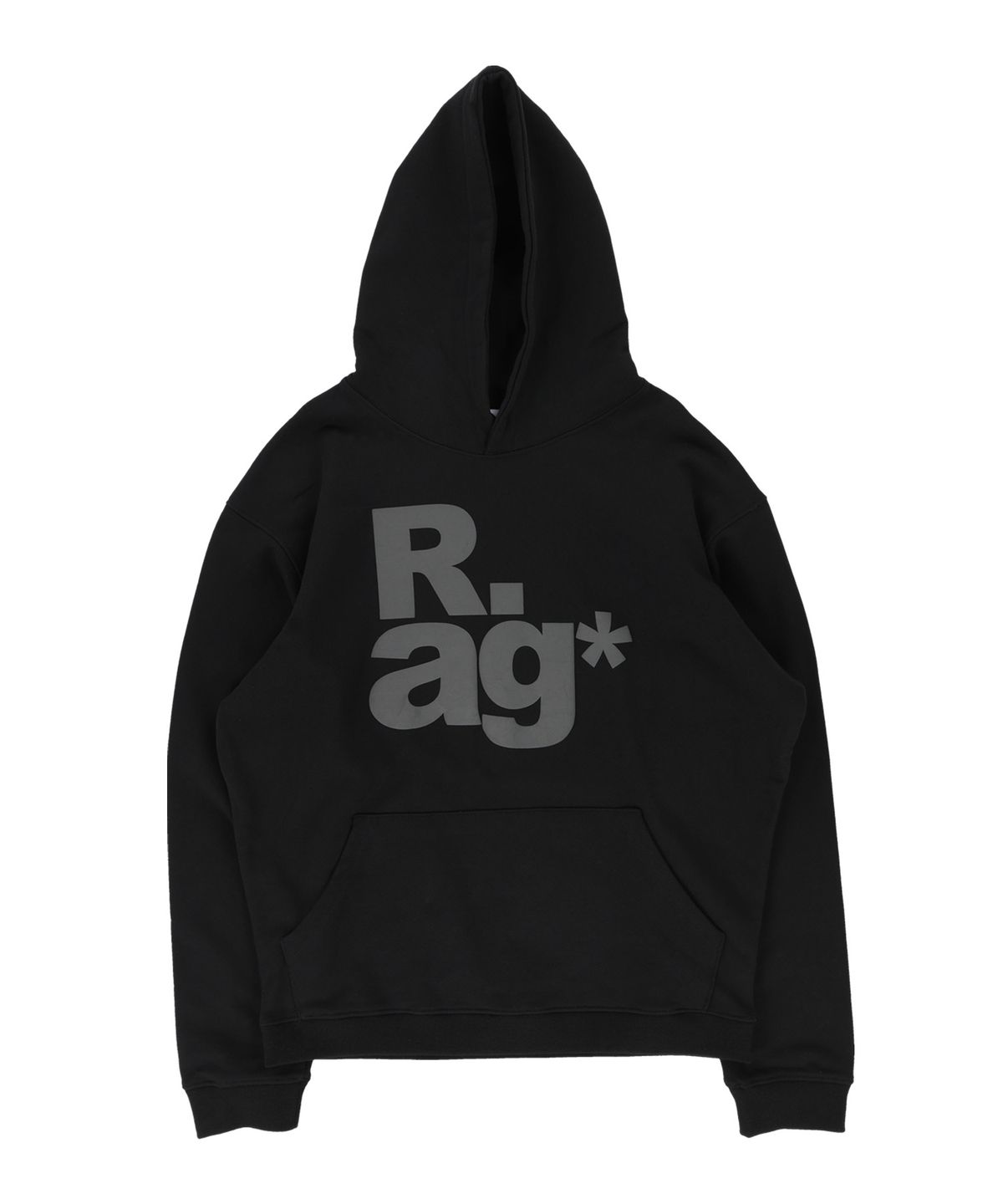더콜디스트모먼트(THE COLDEST MOMENT) TCM rag hoodie (black)