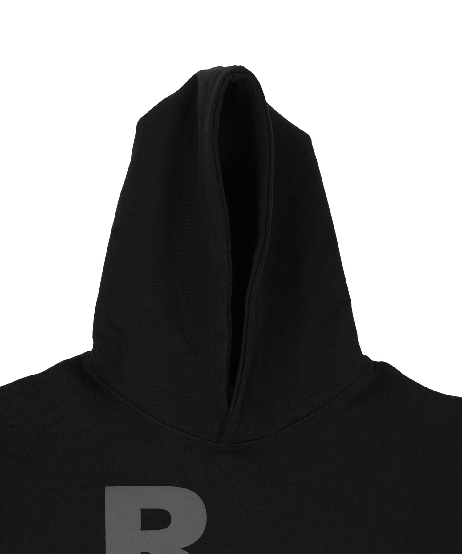MUSINSA公式 | THE COLDEST MOMENT TCM rag hoodie (black)